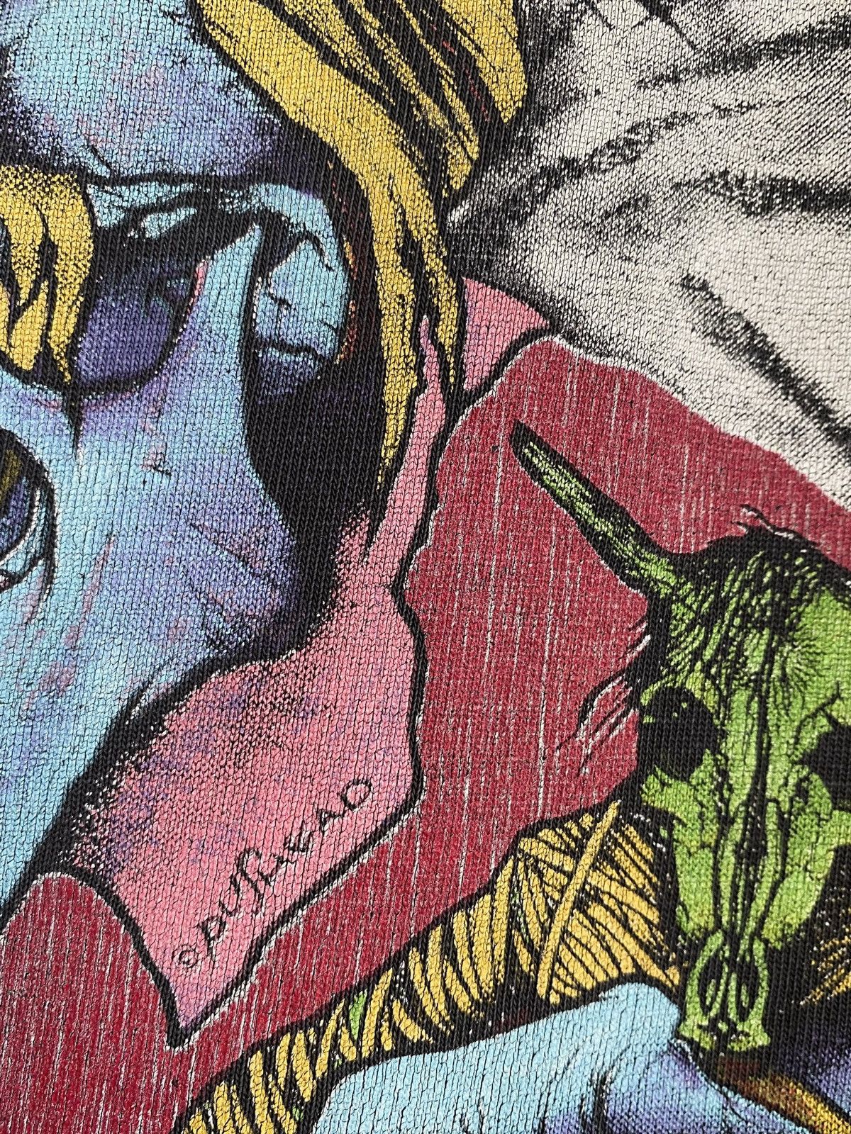Vintage 1990 Rare Pushead Tee