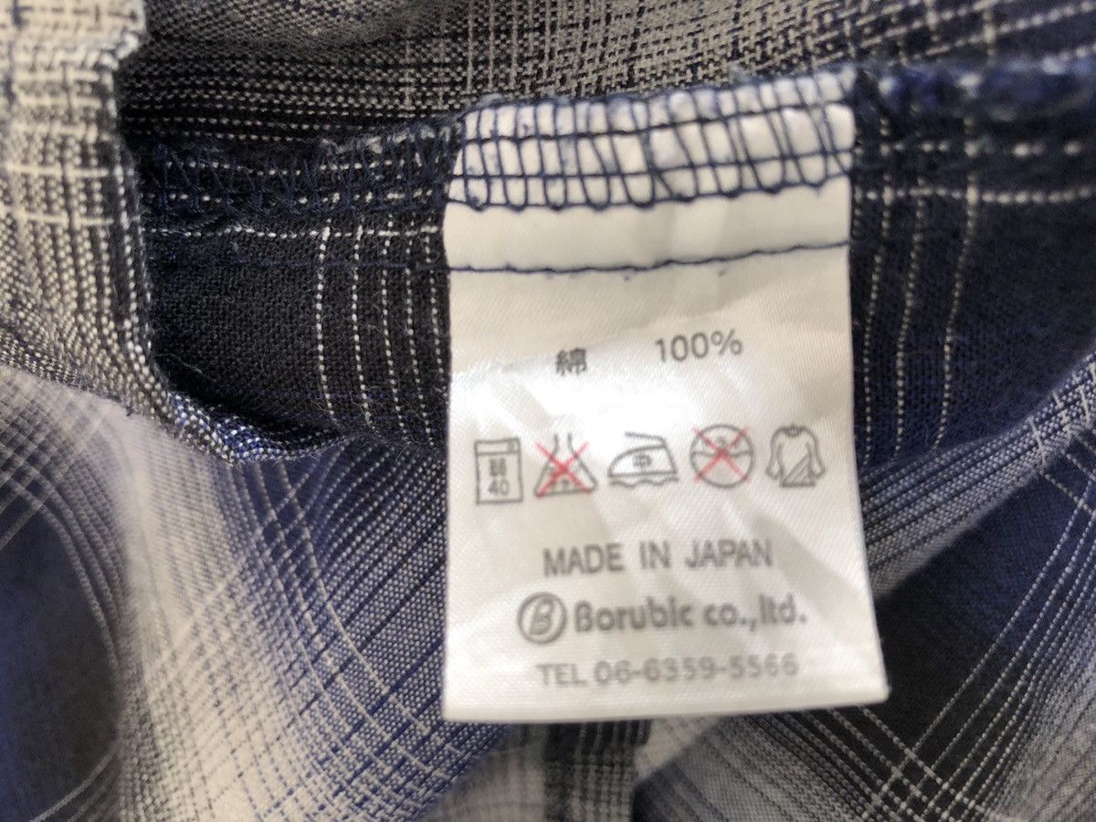 Vintage MWS Japan Tartan Plaid Motorcycles Button Shirt Size US L / EU 52-54 / 3 - 11 Thumbnail