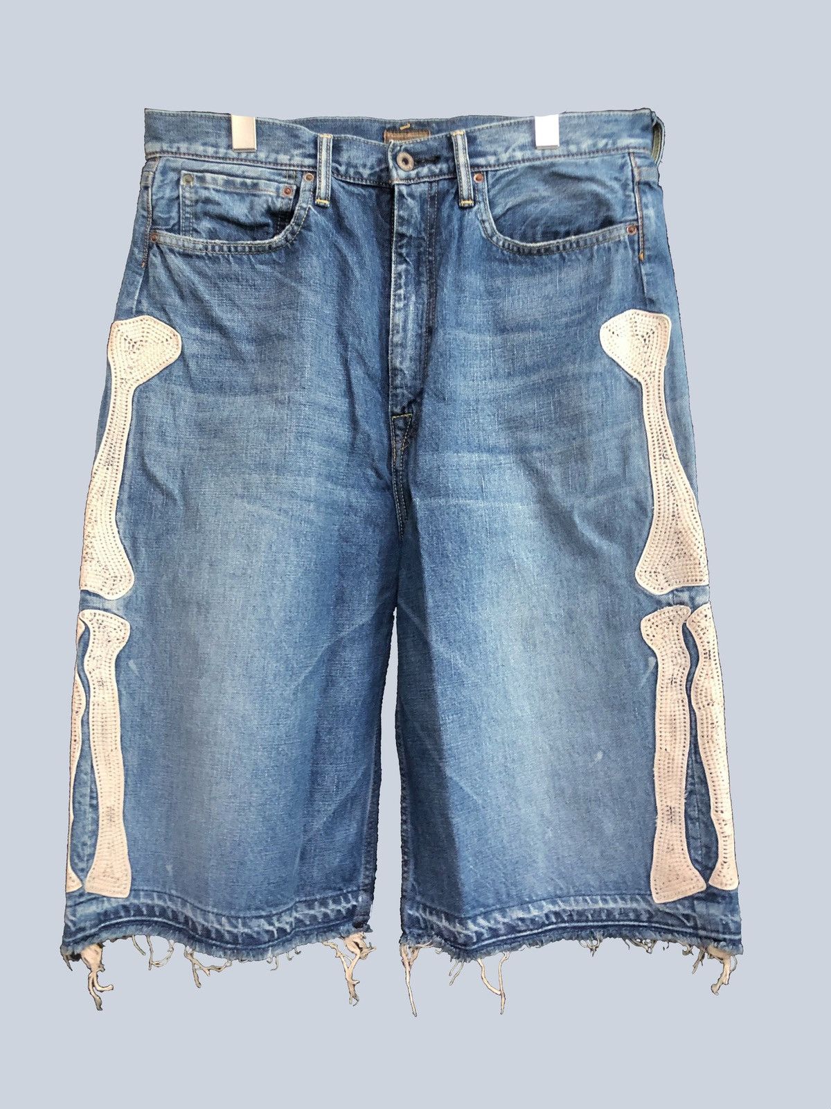Kapital × Kapital Kountry kapital kountry 14oz denim short pants 
