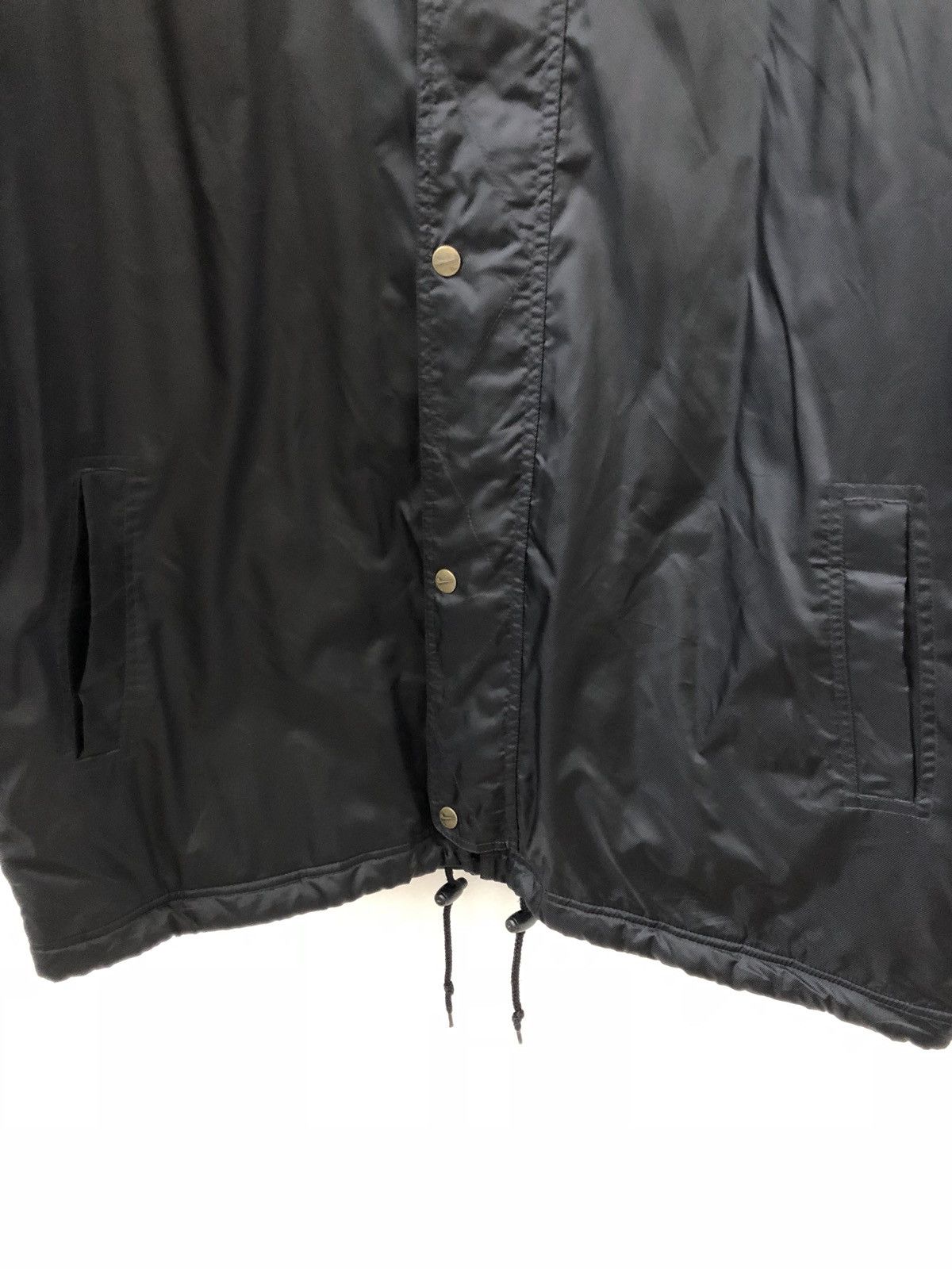 Nike × Vintage Vintage 90s Nike Big Swoosh Hoodie Parka Jacket Size US L / EU 52-54 / 3 - 6 Thumbnail