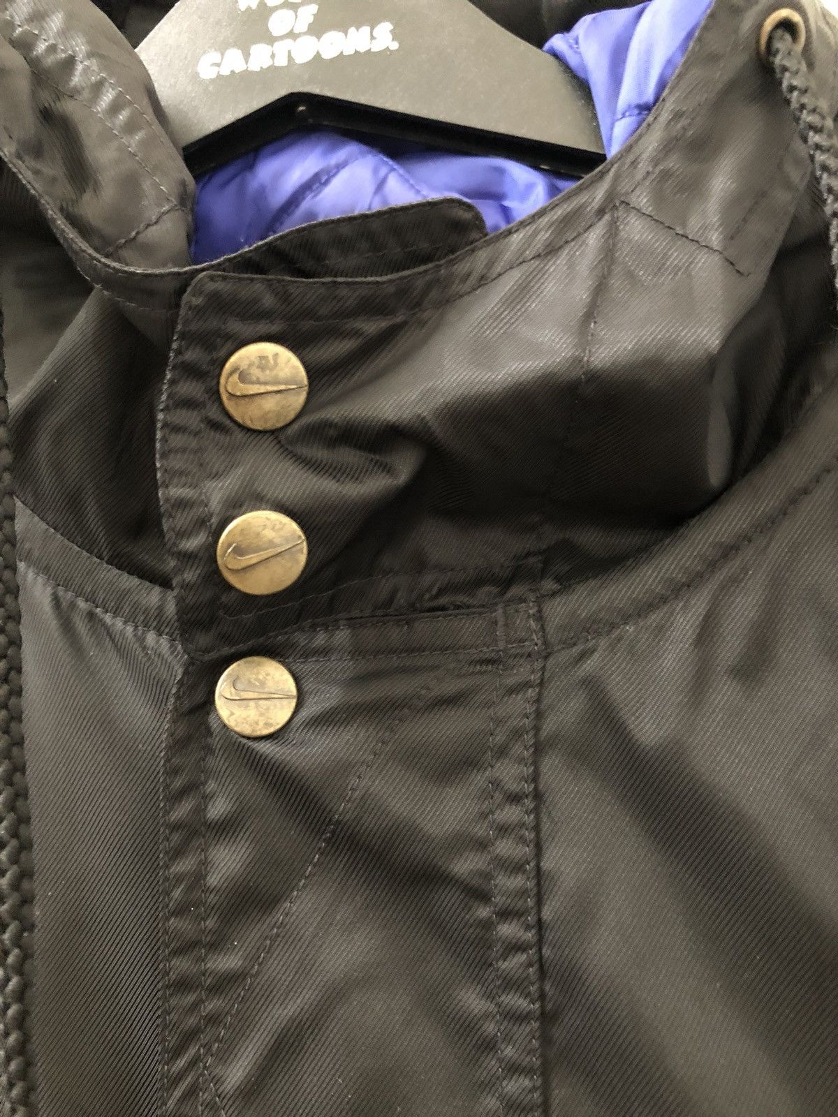 Nike × Vintage Vintage 90s Nike Big Swoosh Hoodie Parka Jacket Size US L / EU 52-54 / 3 - 5 Thumbnail