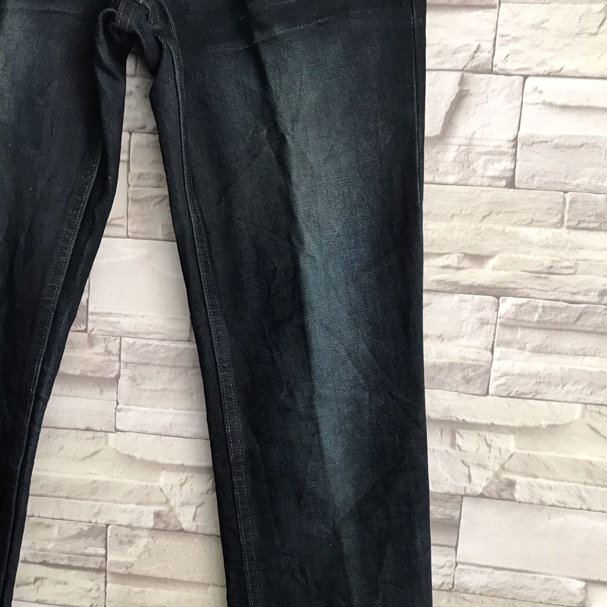 Shellac SHELLAC Long Leg Coated Denim Jeans Hedi Slimane Size US 30 / EU 46 - 5 Thumbnail