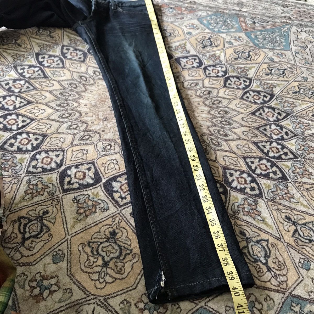 Shellac SHELLAC Long Leg Coated Denim Jeans Hedi Slimane Size US 30 / EU 46 - 18 Thumbnail