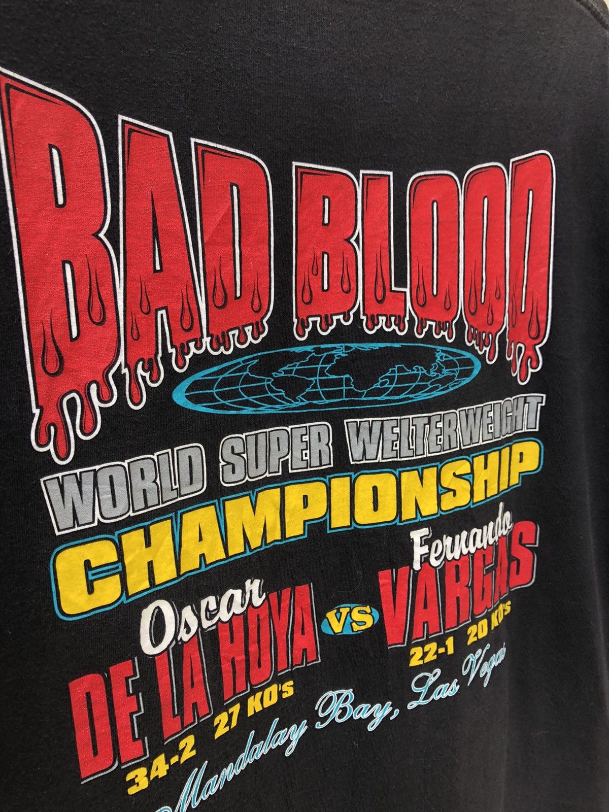 Sports Specialties × Vintage 2002 Oscar De La Hoya Bad Blood Welterweight Championship Size US XL / EU 56 / 4 - 5 Thumbnail