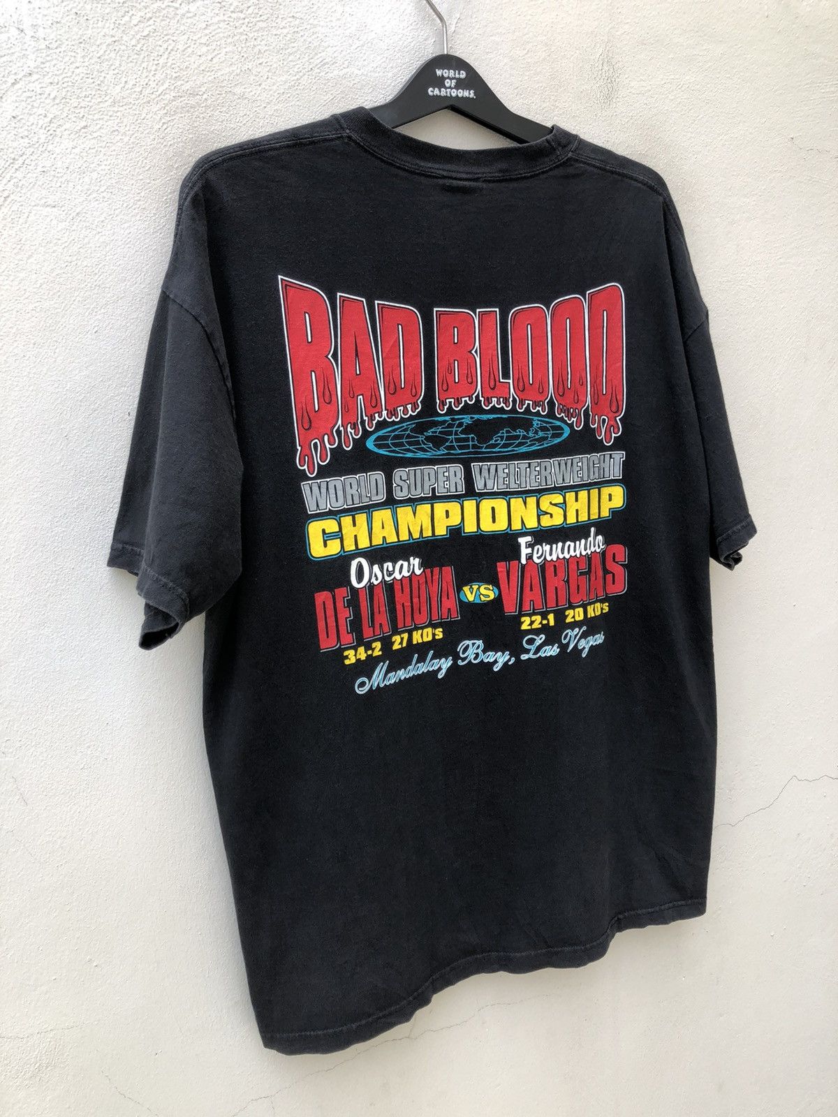 Sports Specialties × Vintage 2002 Oscar De La Hoya Bad Blood Welterweight Championship Size US XL / EU 56 / 4 - 2 Thumbnail