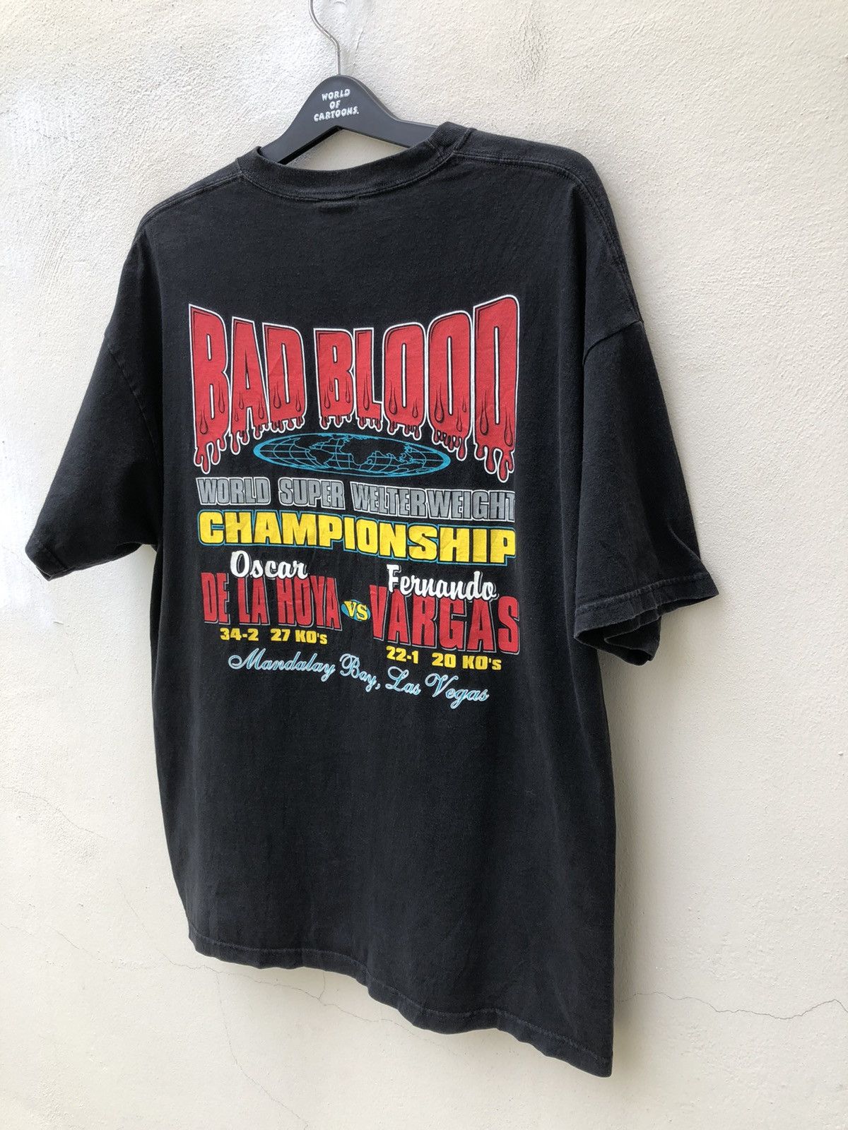 Sports Specialties × Vintage 2002 Oscar De La Hoya Bad Blood Welterweight Championship Size US XL / EU 56 / 4 - 3 Thumbnail