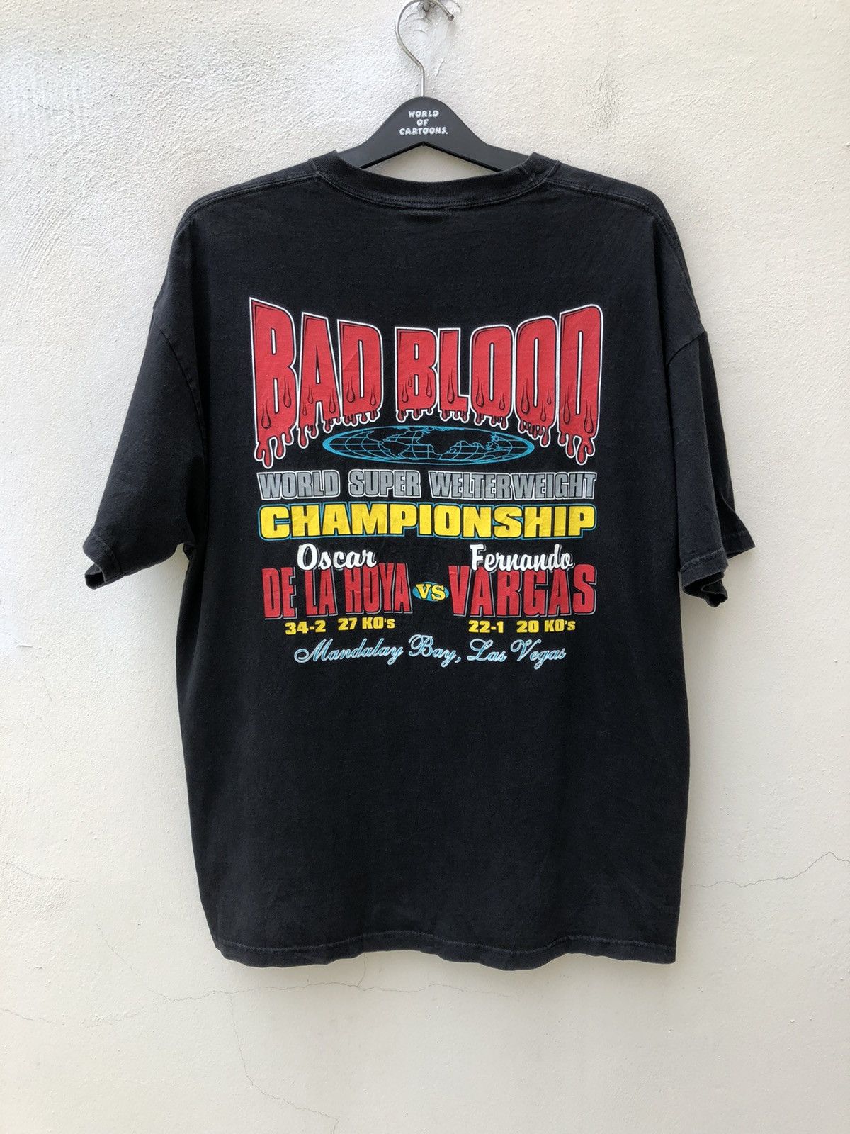 Sports Specialties × Vintage 2002 Oscar De La Hoya Bad Blood Welterweight Championship Size US XL / EU 56 / 4 - 1 Thumbnail