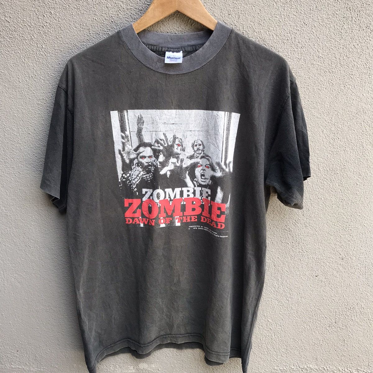 Vintage Vintage ZOMBIE dawn of the dead horror tee evil dead dracula Size US L / EU 52-54 / 3 - 2 Thumbnail