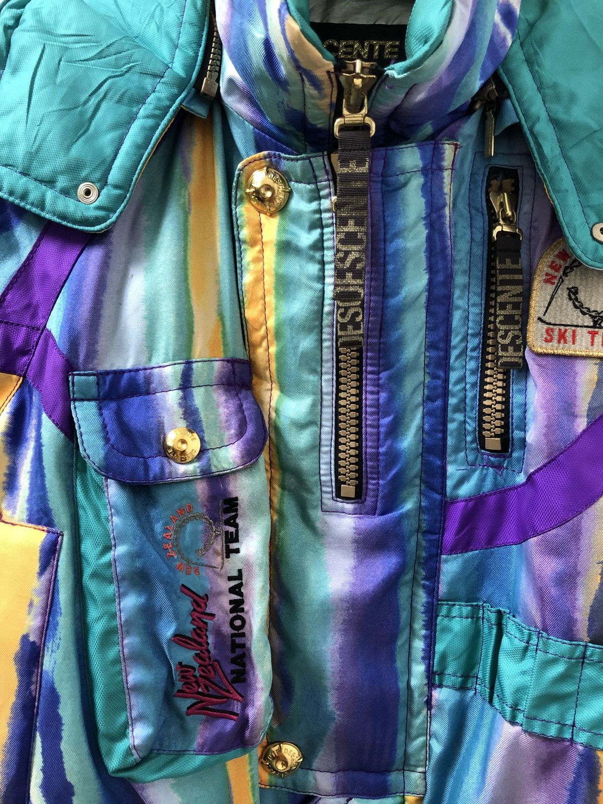 Descente Descente Japan New Zealand Ski Team Multi Color Ski Jacket Size US M / EU 48-50 / 2 - 3 Thumbnail