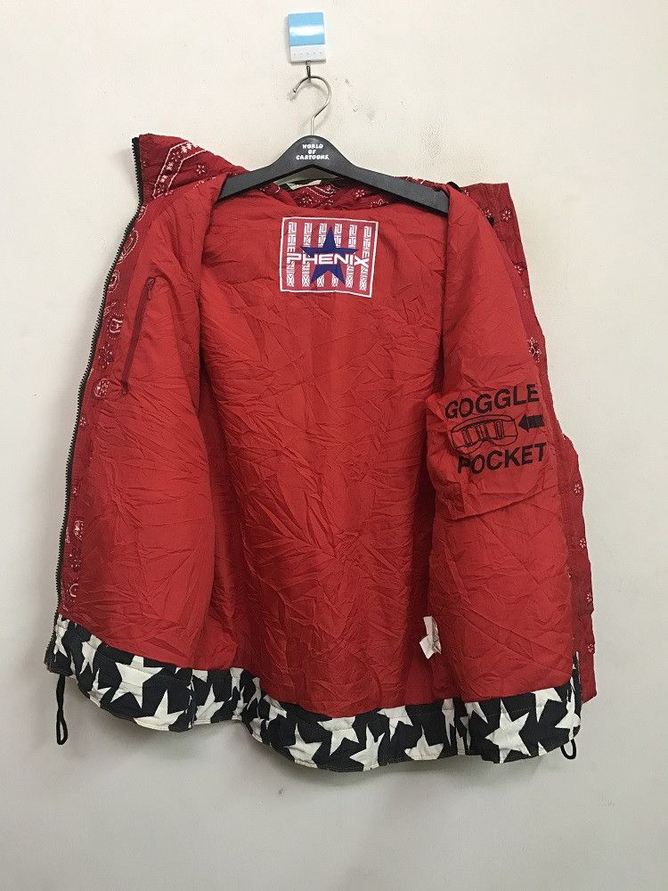 Vintage PHENIX All Over Printed American Flag Drawstring Hem Ski Size US L / EU 52-54 / 3 - 8 Thumbnail