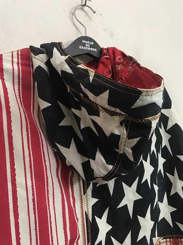 Vintage PHENIX All Over Printed American Flag Drawstring Hem Ski Size US L / EU 52-54 / 3 - 13 Thumbnail