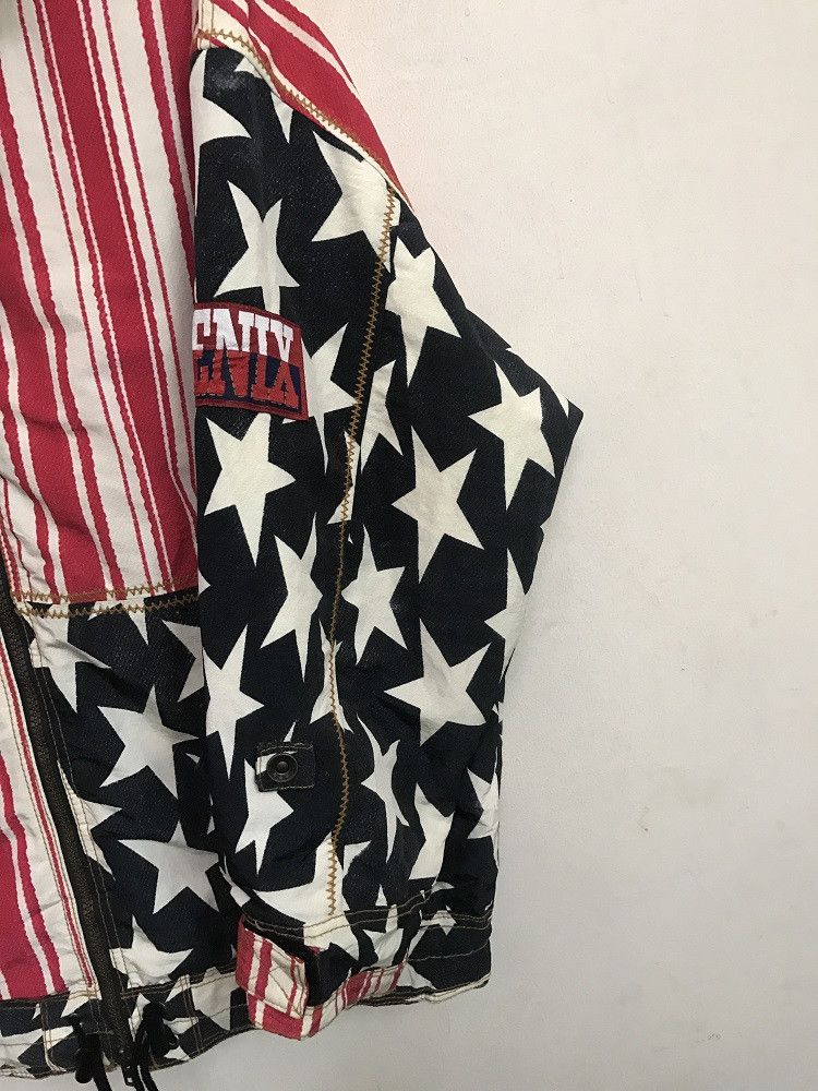 Vintage PHENIX All Over Printed American Flag Drawstring Hem Ski Size US L / EU 52-54 / 3 - 6 Thumbnail