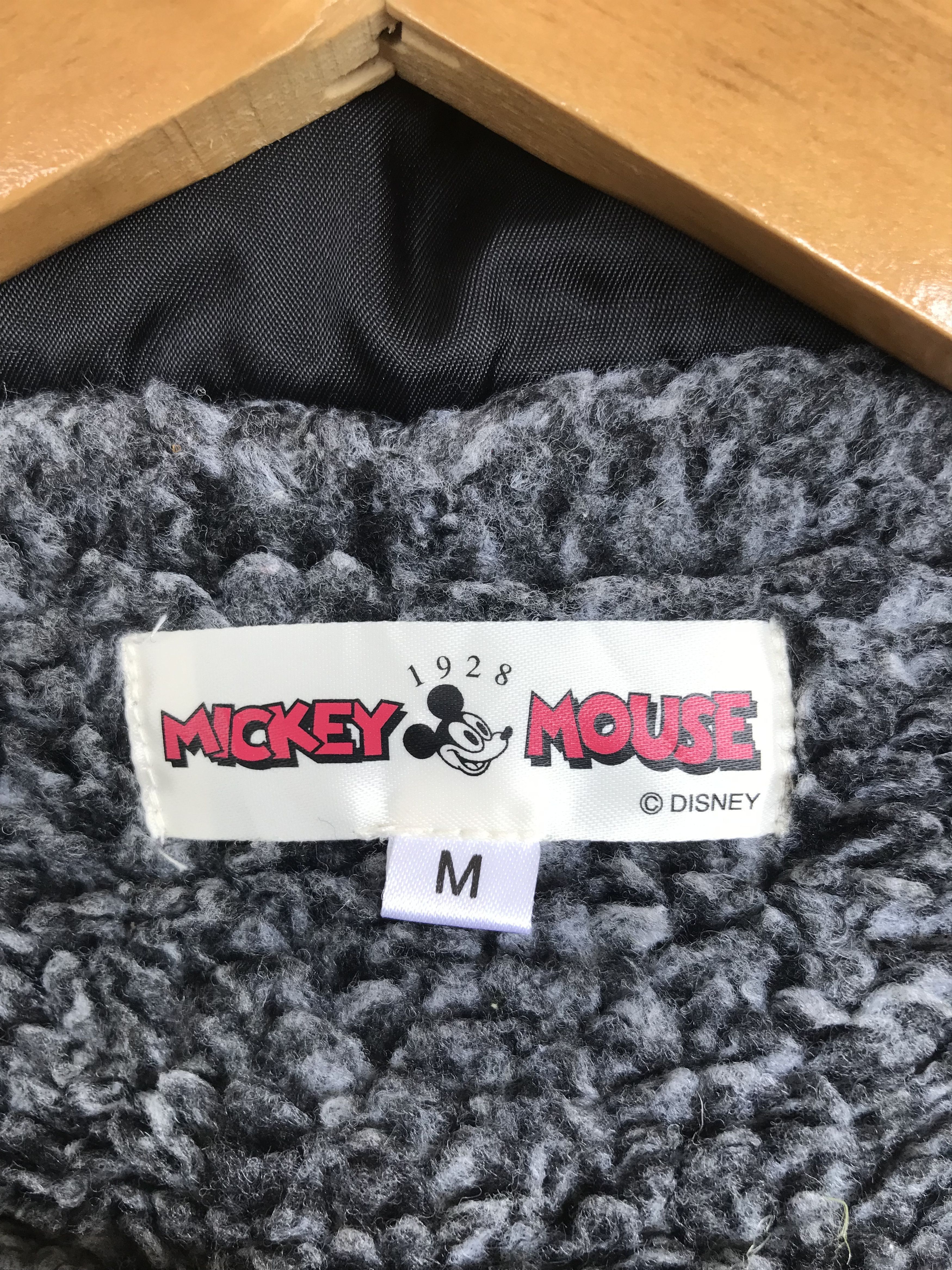 Vintage Vintage 90s Mickey Mouse 1928 Sherpa Lining Jacket Size US M / EU 48-50 / 2 - 11 Thumbnail