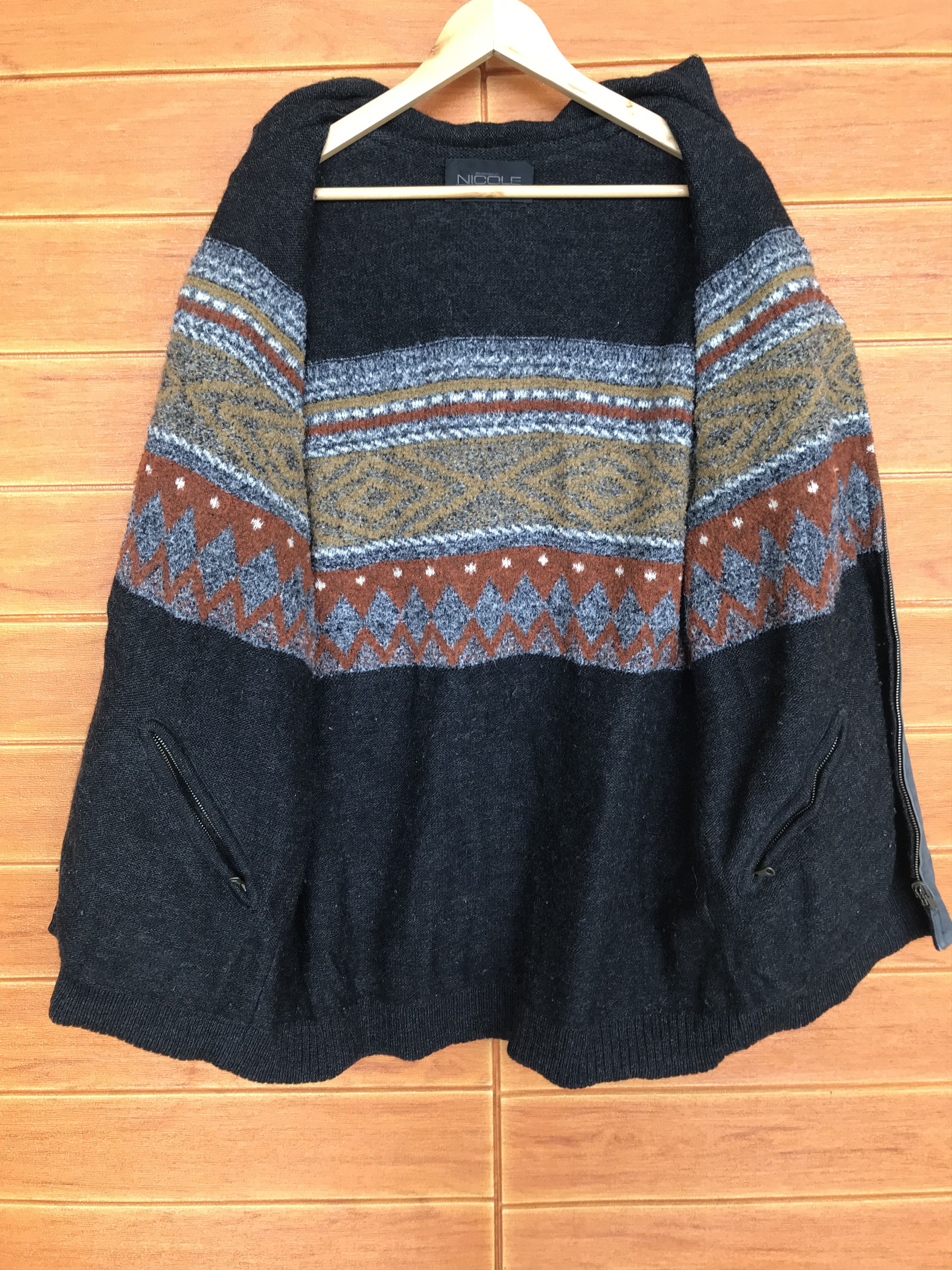If Six Was Nine Monsieur Nicole Yukio Kobayashi Reversible Hooded Jacket Size US L / EU 52-54 / 3 - 11 Thumbnail