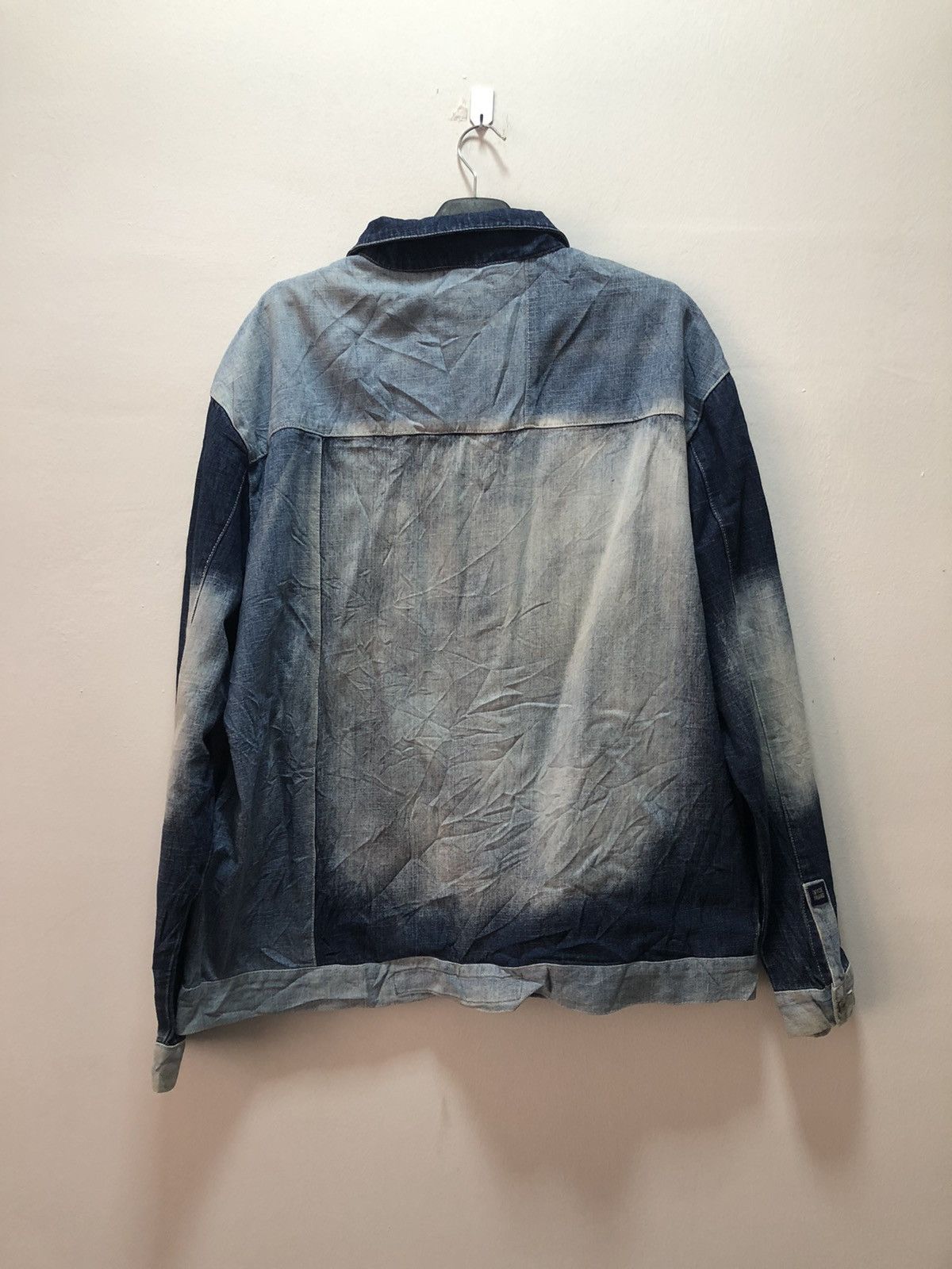 Enyce ENYCE Denim Jacket Patchwork Soft Jeans Size US XL / EU 56 / 4 - 5 Thumbnail