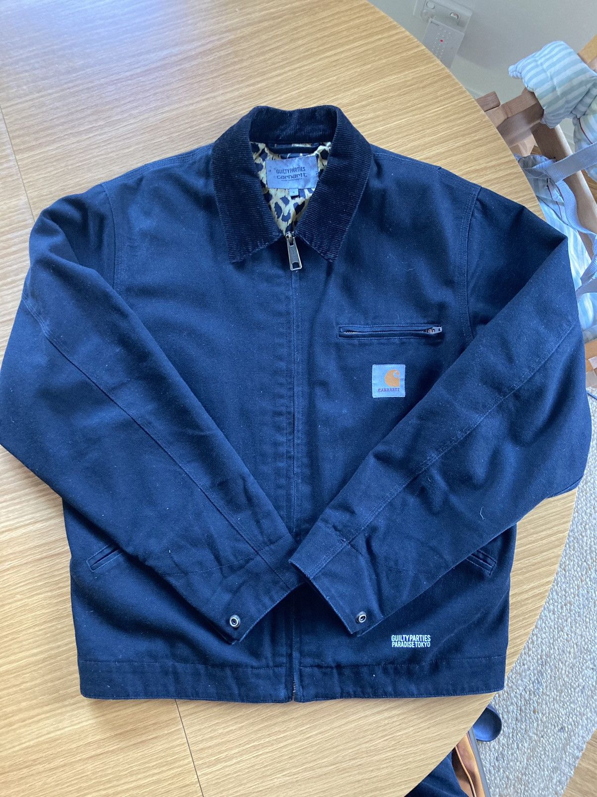 Carhartt Wip X Wacko Maria Detroit Jacket Carhartt Leopard Print