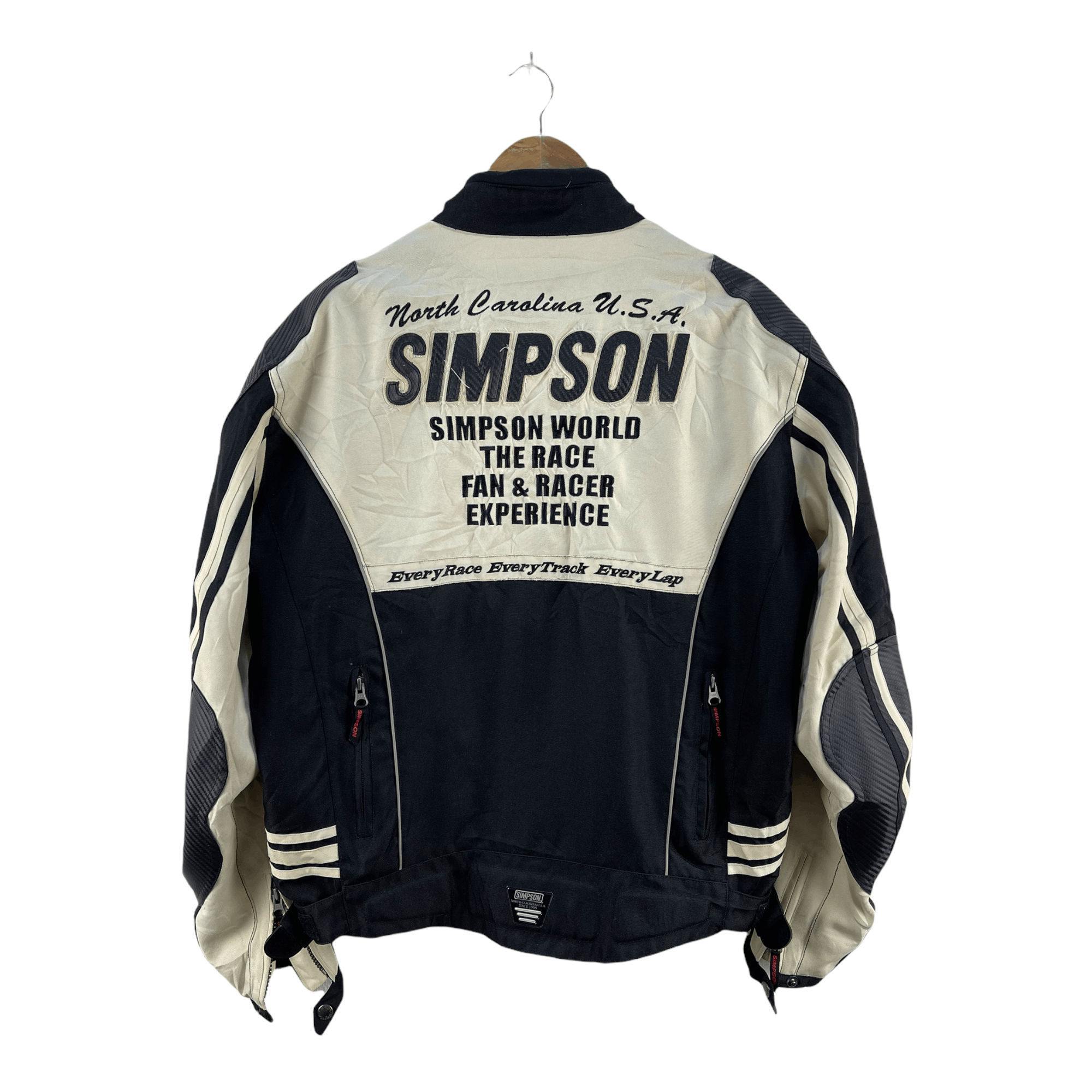The Simpsons Vintage Simpson Race Product Racing Jacket | Grailed