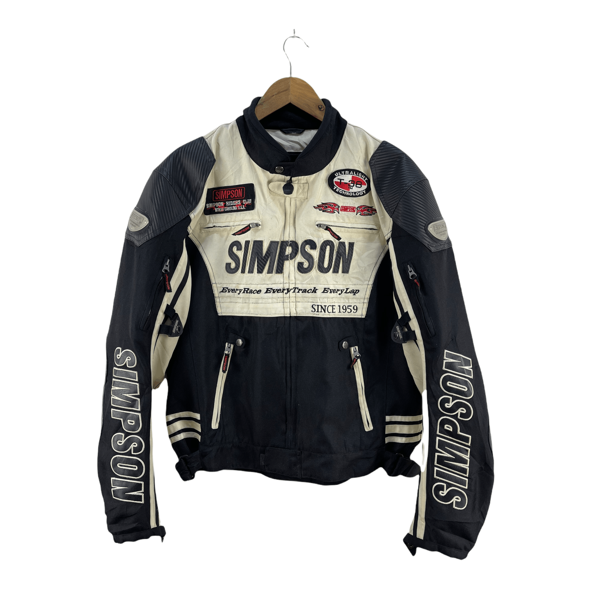 The Simpsons Vintage Simpson Race Product Racing Jacket | Grailed