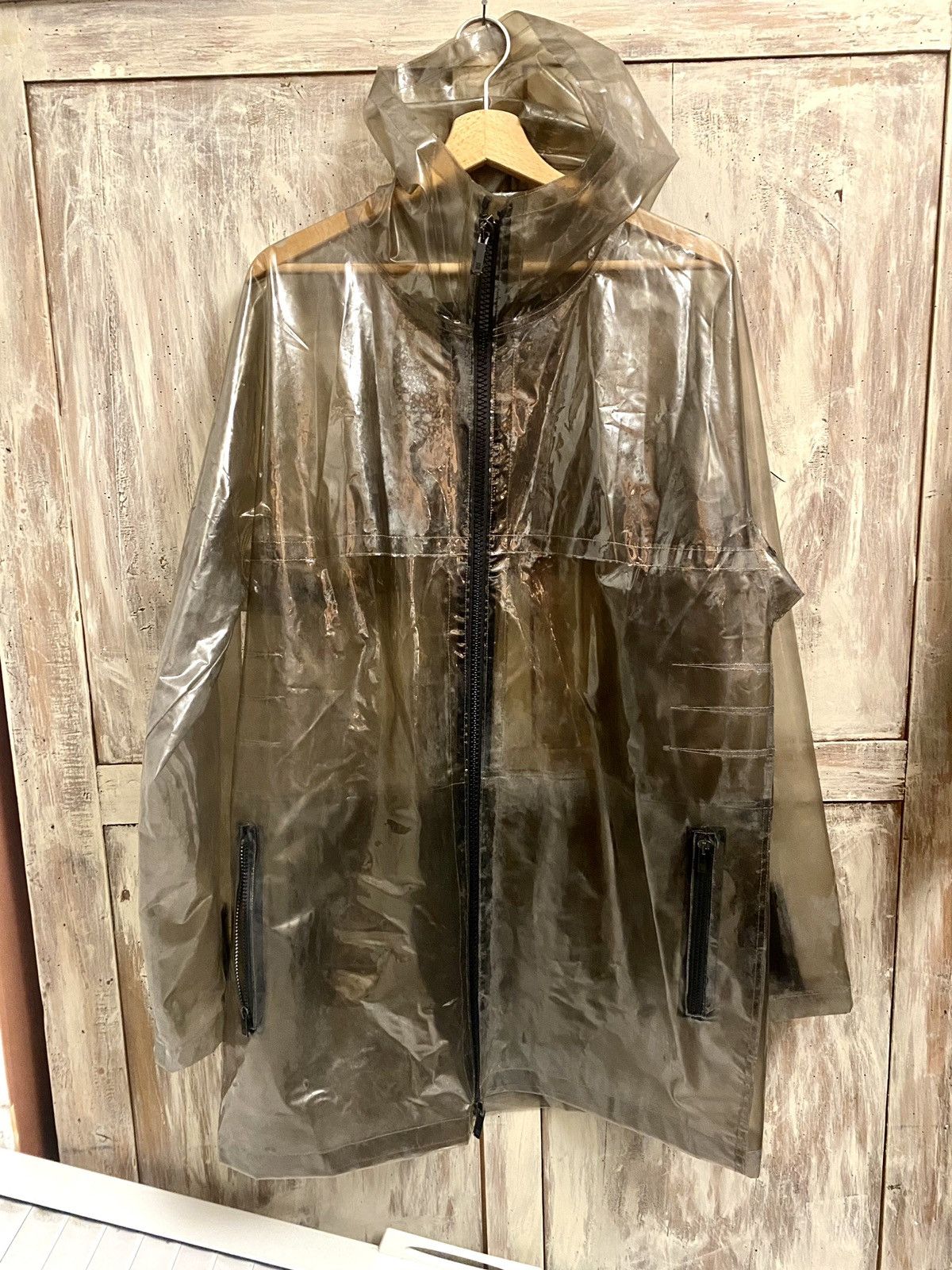 Givenchy Smocked Transparent raincoat Givenchy by Tisci 50 Grailed