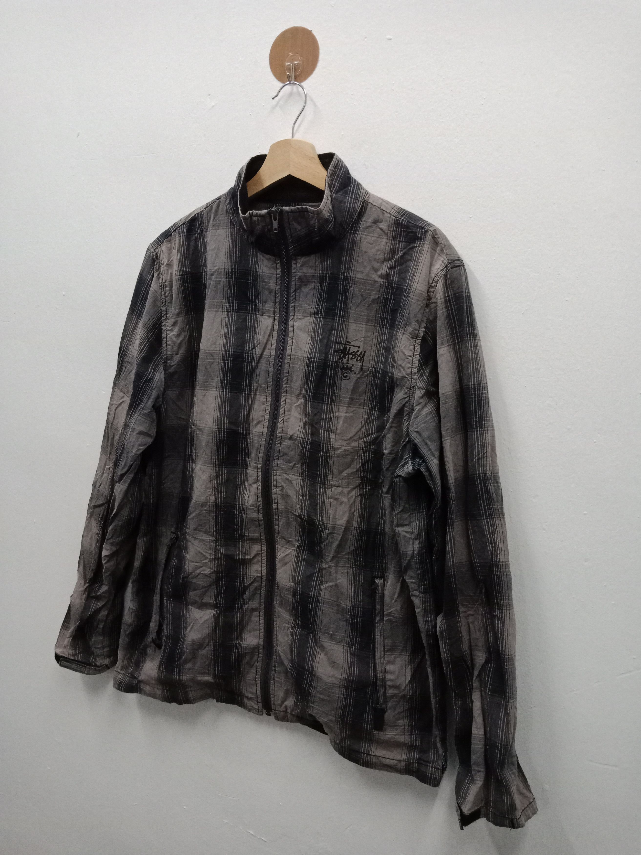 Nigo Stussy Checker Shoulder Air Flow Size US L / EU 52-54 / 3 - 4 Thumbnail