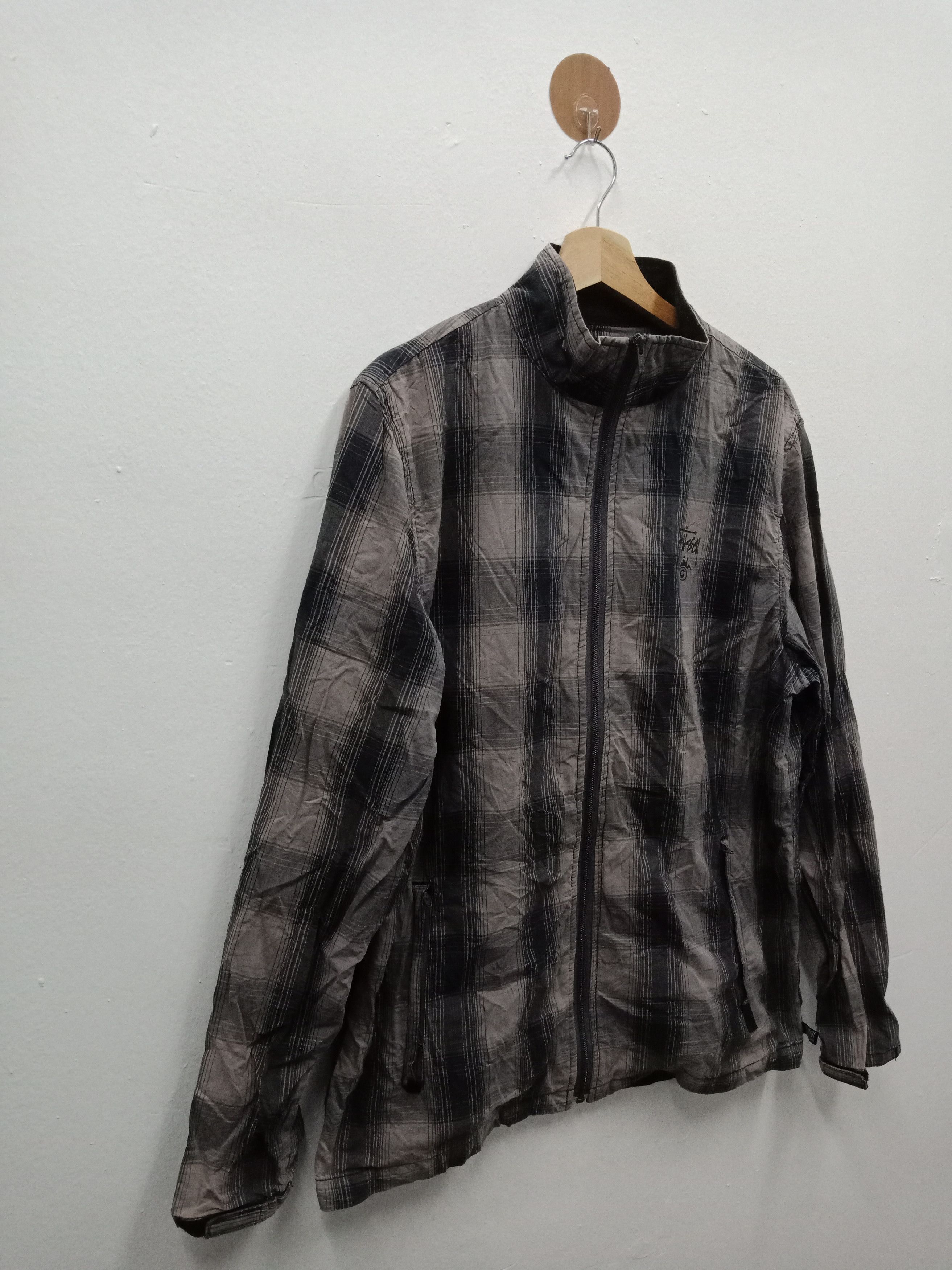 Nigo Stussy Checker Shoulder Air Flow Size US L / EU 52-54 / 3 - 5 Thumbnail