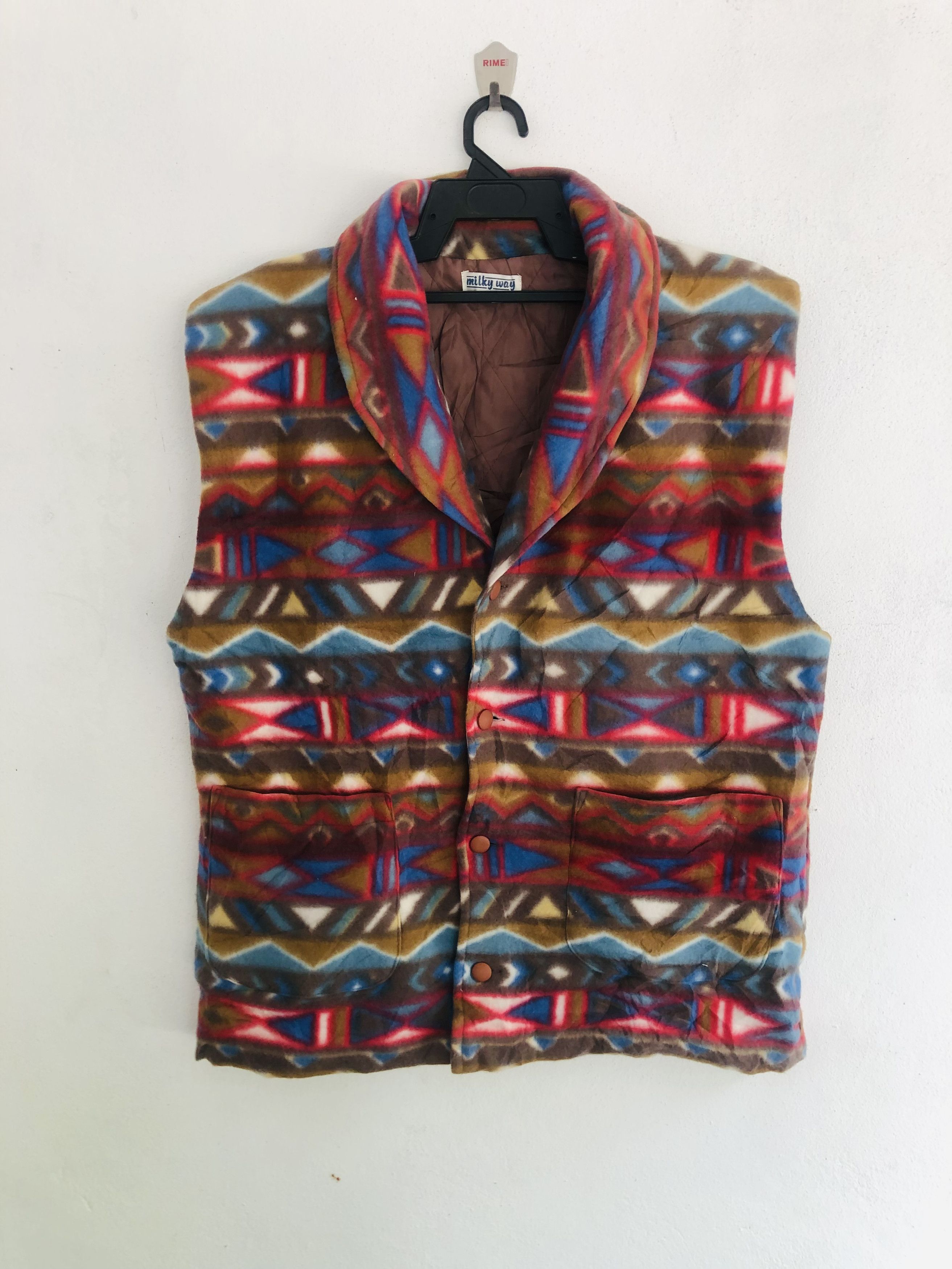 Japanese Brand Vintage Milky Way Travis Scott Fashion Style Vest Sweater Size US XL / EU 56 / 4 - 1 Thumbnail