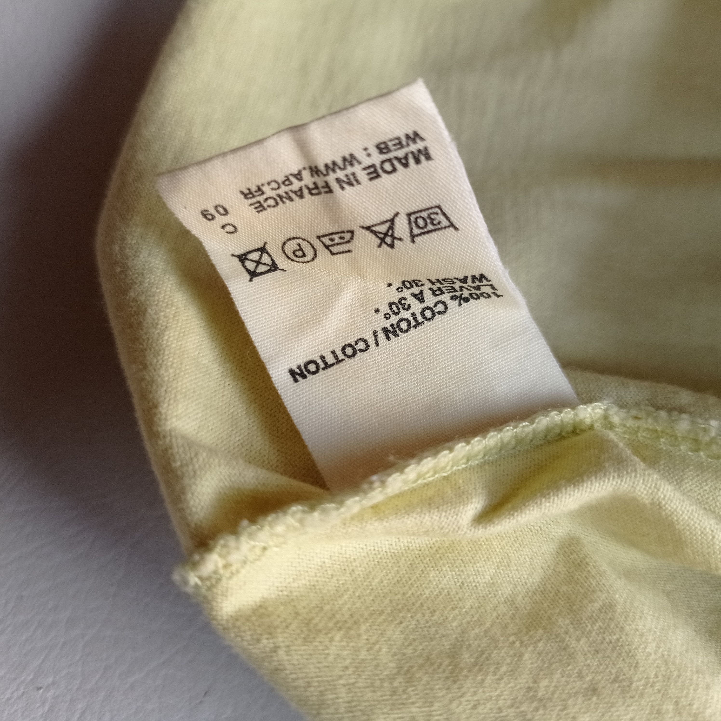 A.P.C. APC paris cut n sew ringer tee Size US S / EU 44-46 / 1 - 3 Thumbnail