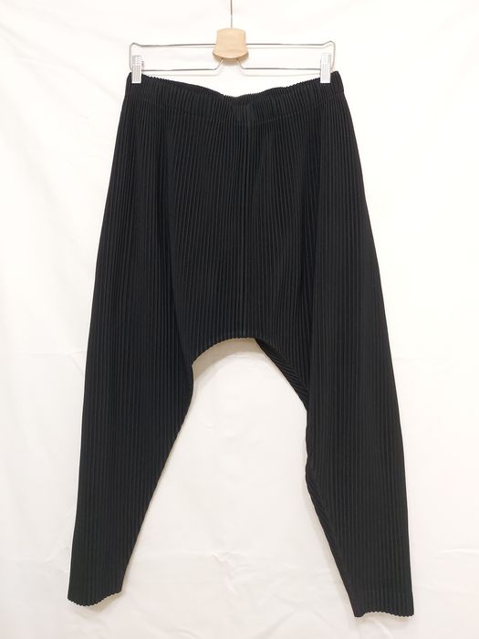 Issey Miyake Homme Plisse Sarouel Drop Crotch Pants JF120 | Grailed