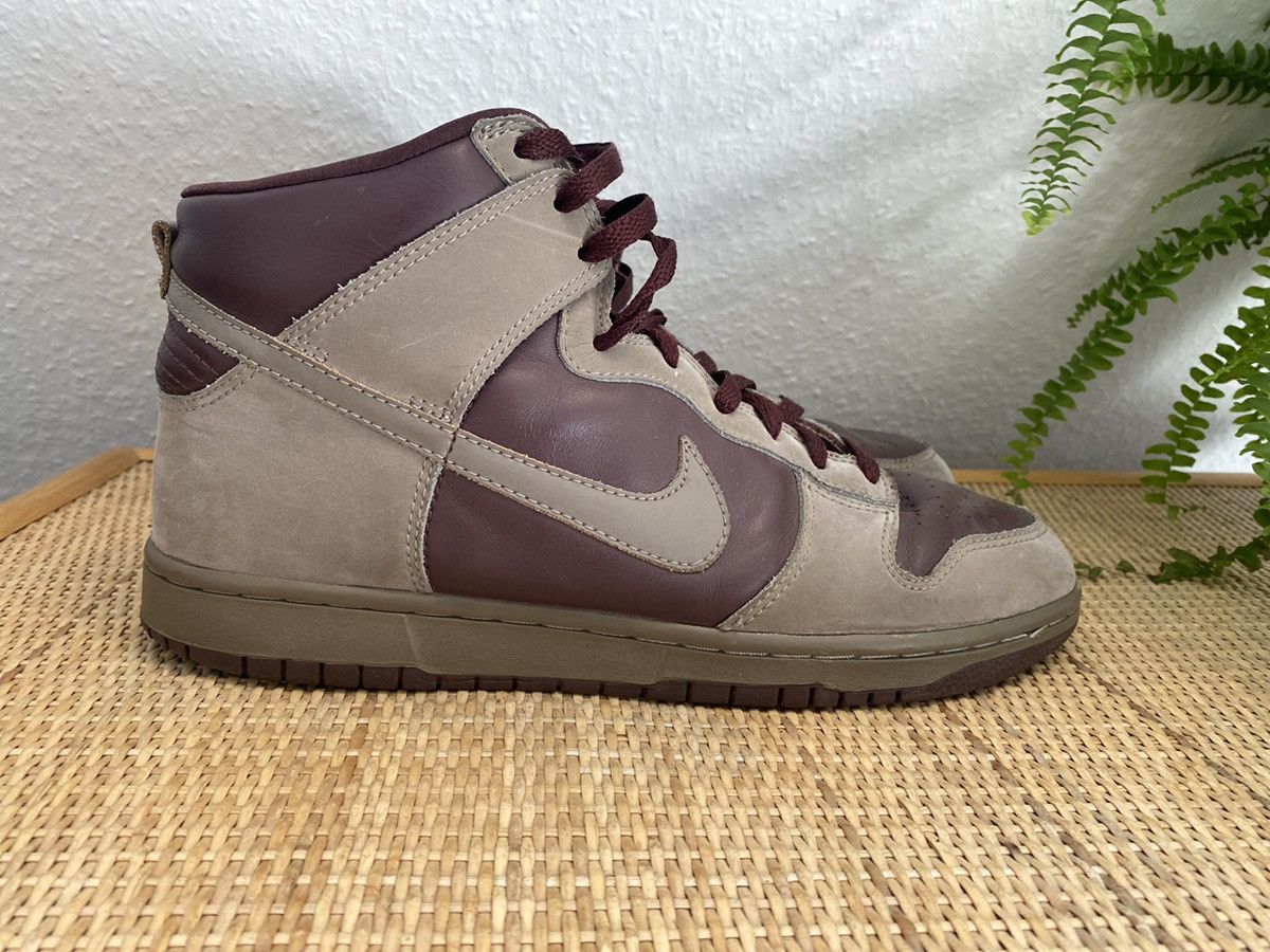 Nike Dunk High Iron | Iron Mahogany Size US 11 / EU 44 - 1 Thumbnail