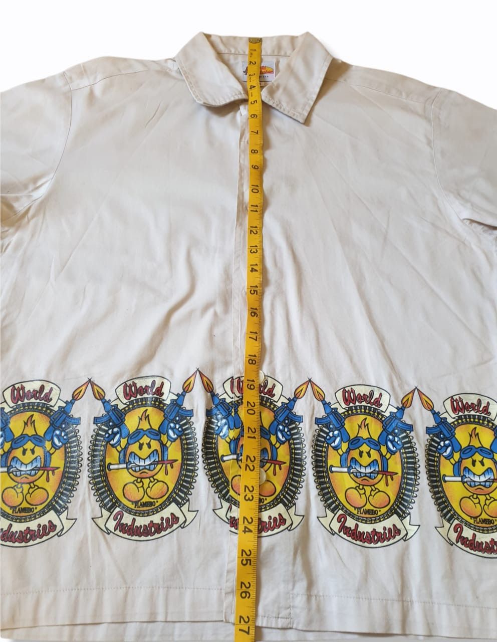 Hook-Ups × Shorty's Skateboards Vintage world industries “flambo” button up shirts Size US S / EU 44-46 / 1 - 4 Thumbnail