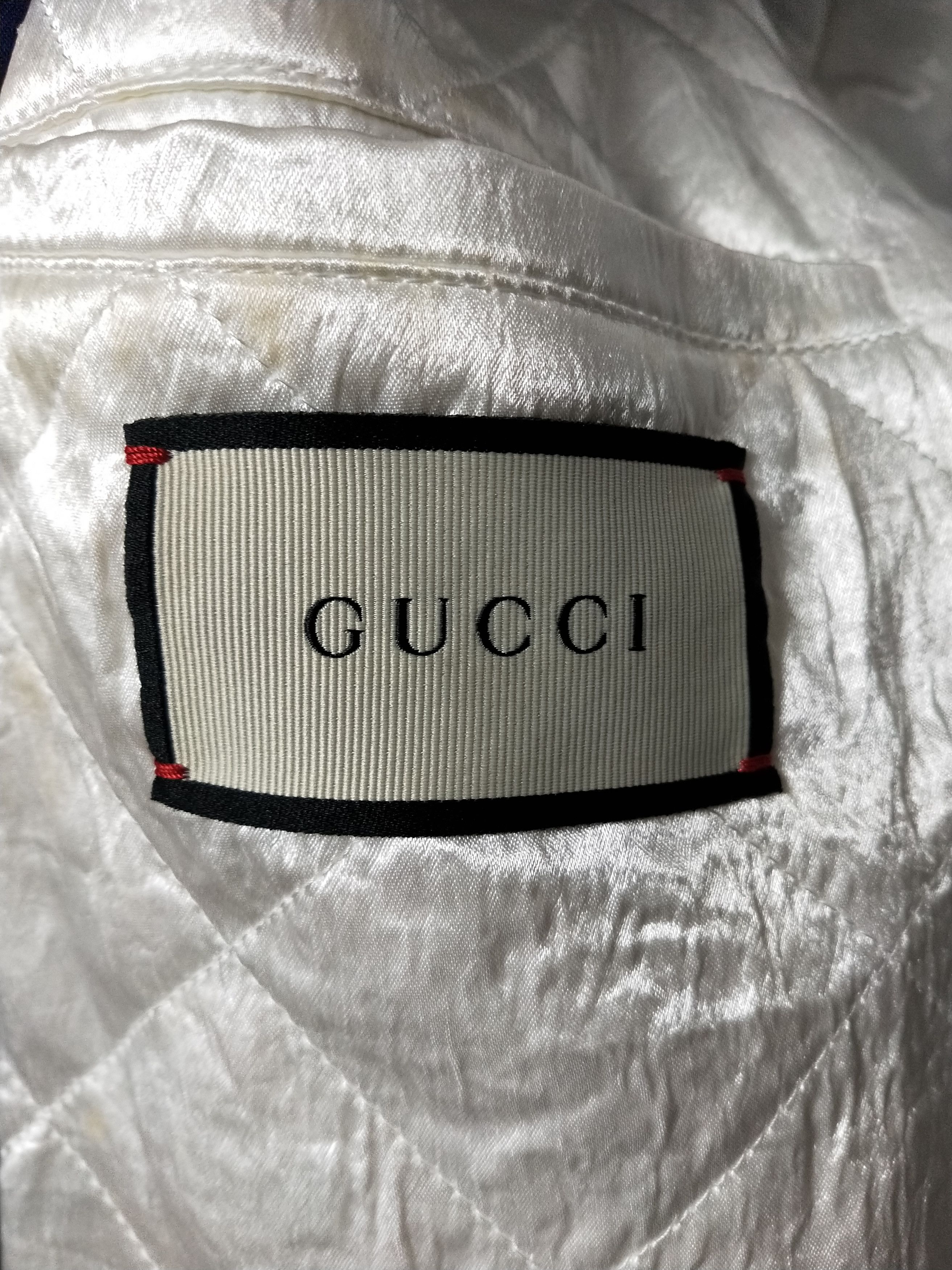 Gucci × MLB NY Yankees Silk Bomber Size US S / EU 44-46 / 1 - 7 Thumbnail
