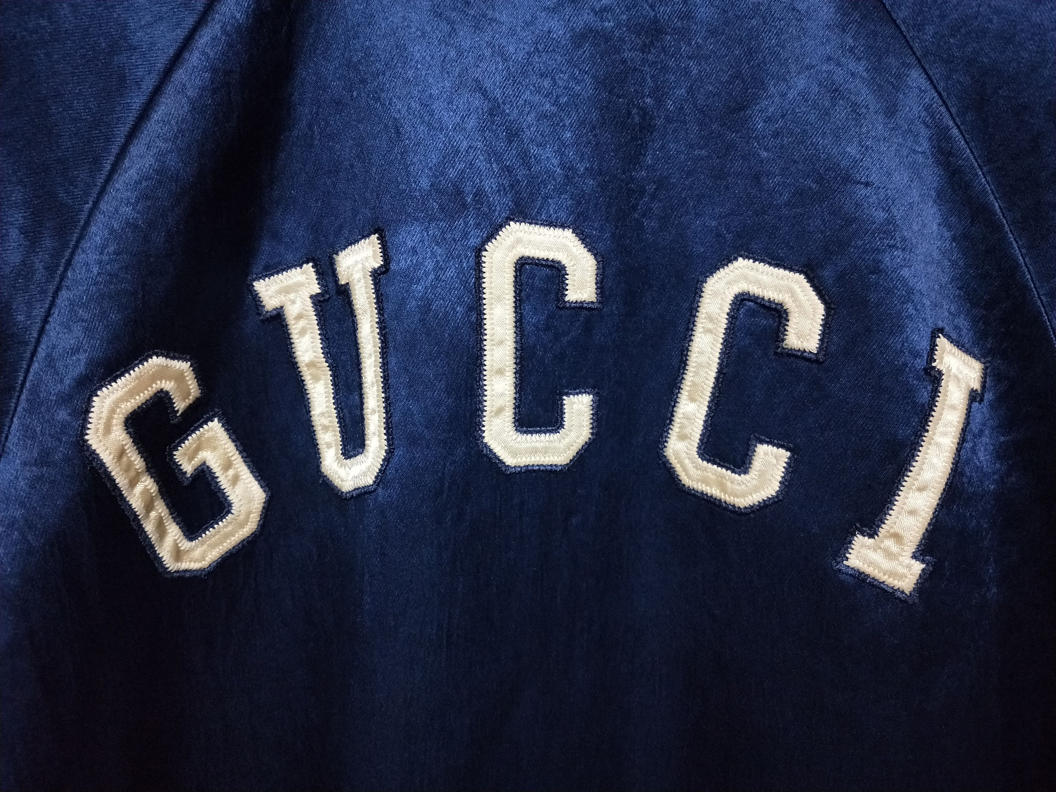 Gucci × MLB NY Yankees Silk Bomber Size US S / EU 44-46 / 1 - 4 Thumbnail
