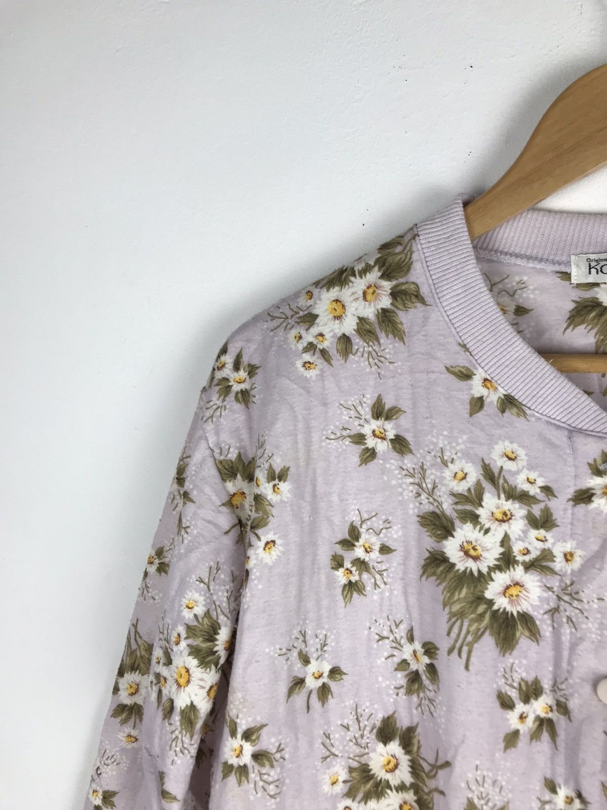 Japanese Brand Steal ⚡️Japanese Full Kosugi Flower Knit Cardigan Size US M / EU 48-50 / 2 - 8 Thumbnail