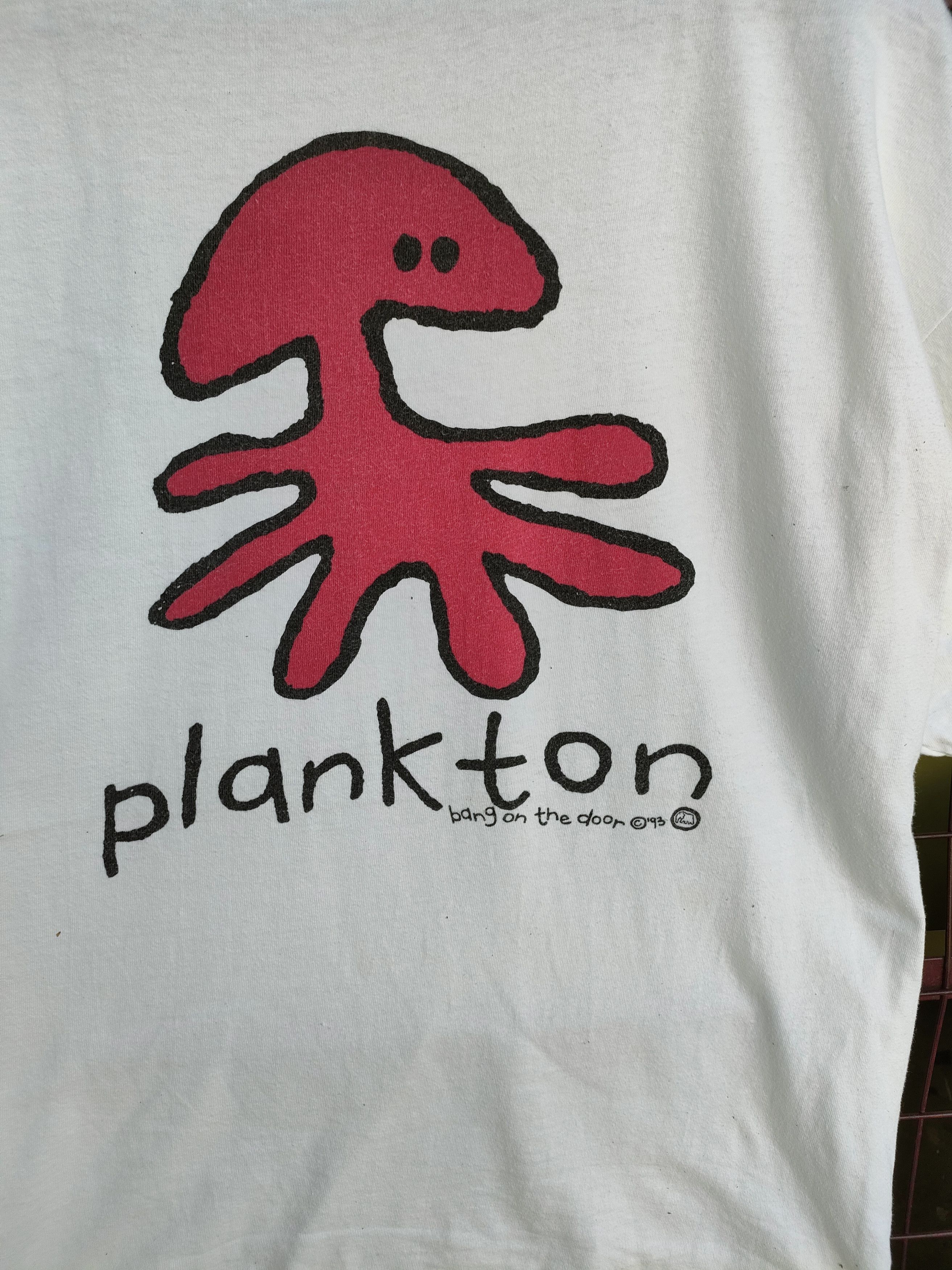 Vintage Vintage 90's Plankton T-shirt Size US XL / EU 56 / 4 - 4 Thumbnail