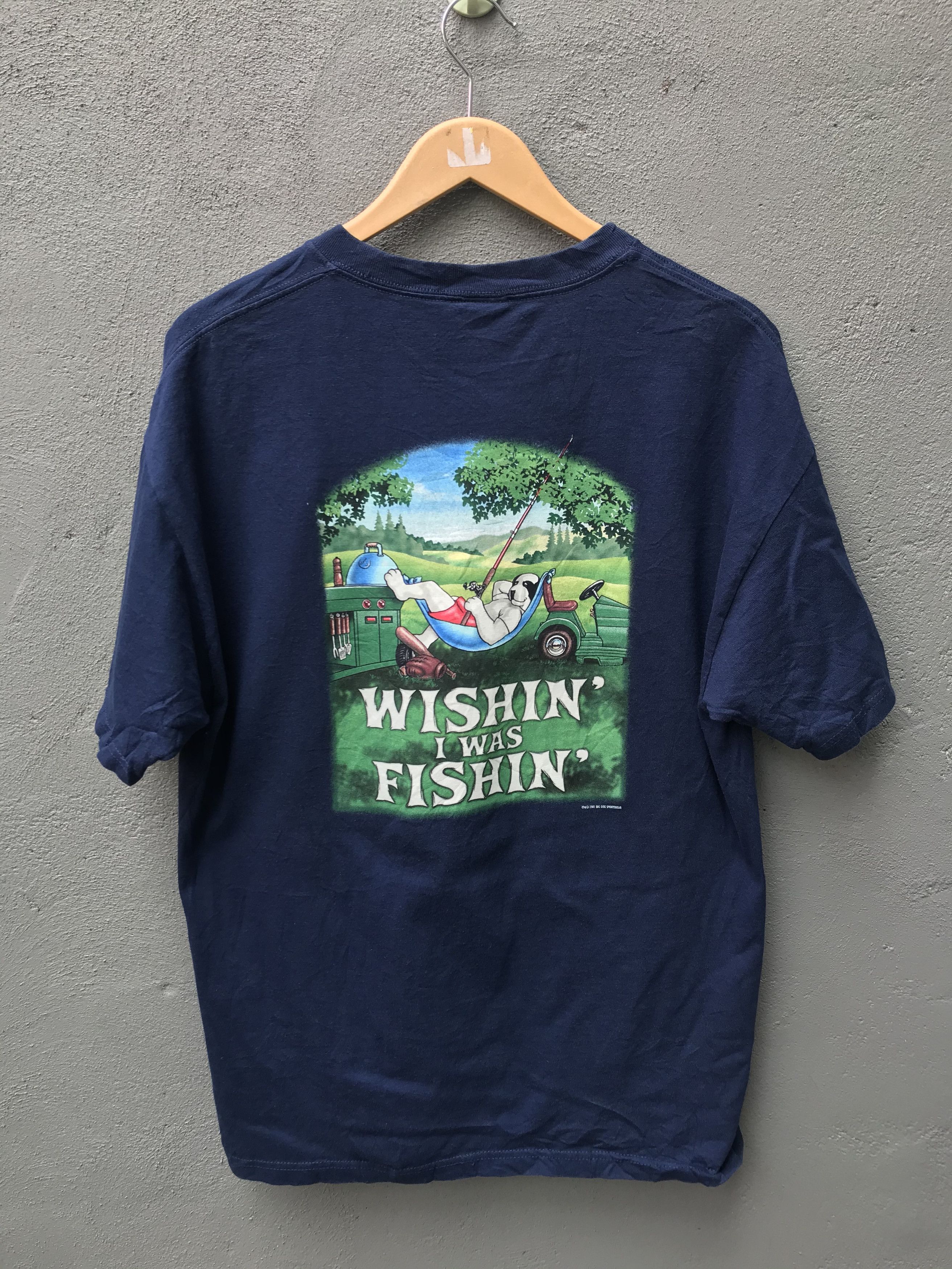 Big Dogs × Vintage Vintage 2001 Big Dog sportswear Big Screen T shirt Size US L / EU 52-54 / 3 - 1 Thumbnail