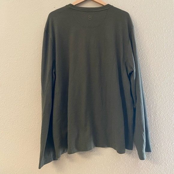 Sportswear Magellan - classic fit green waffle thermal shirt | Grailed