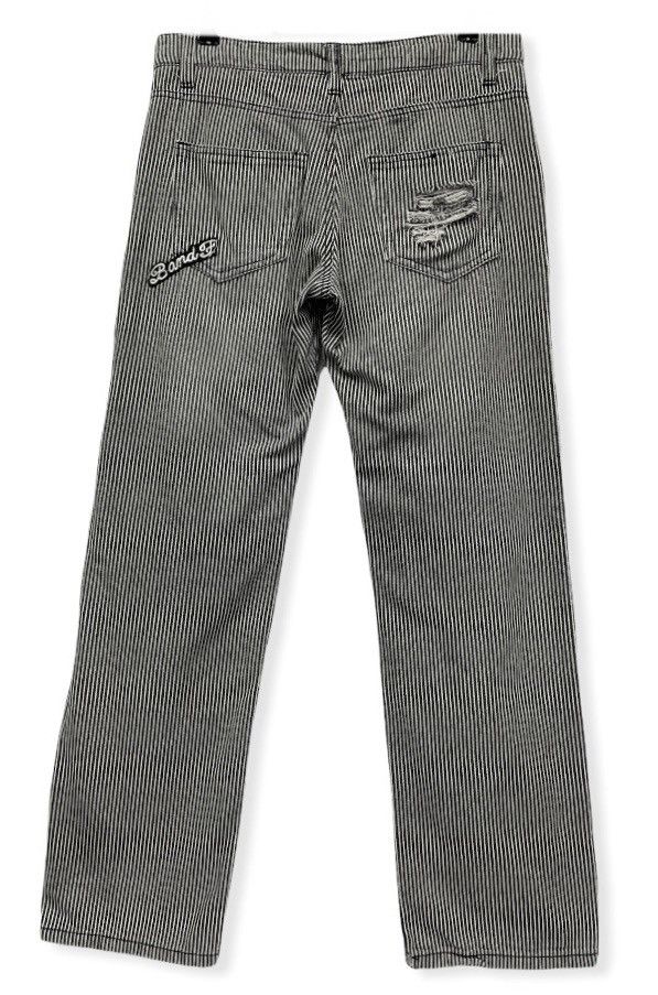Japanese Brand BACK&FORTH Distressed Hickory Inspired By Hysteric Glamour Size US 31 - 7 Thumbnail