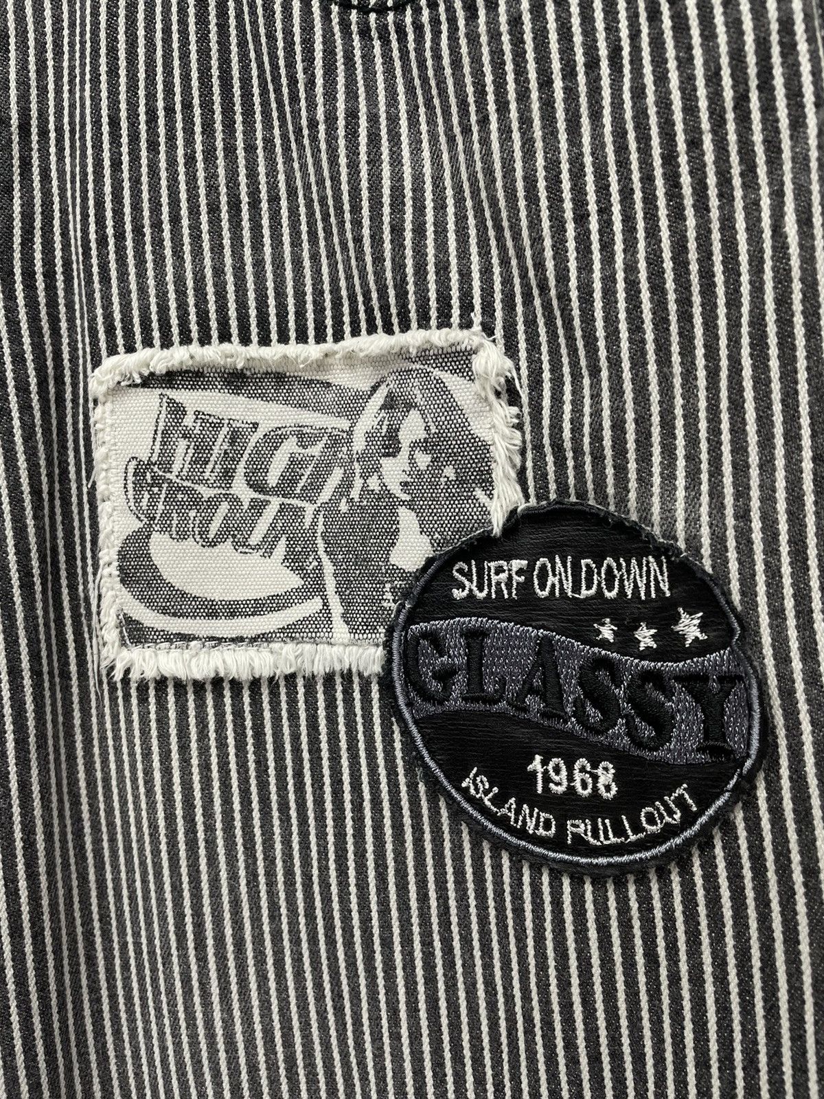 Japanese Brand BACK&FORTH Distressed Hickory Inspired By Hysteric Glamour Size US 31 - 2 Thumbnail