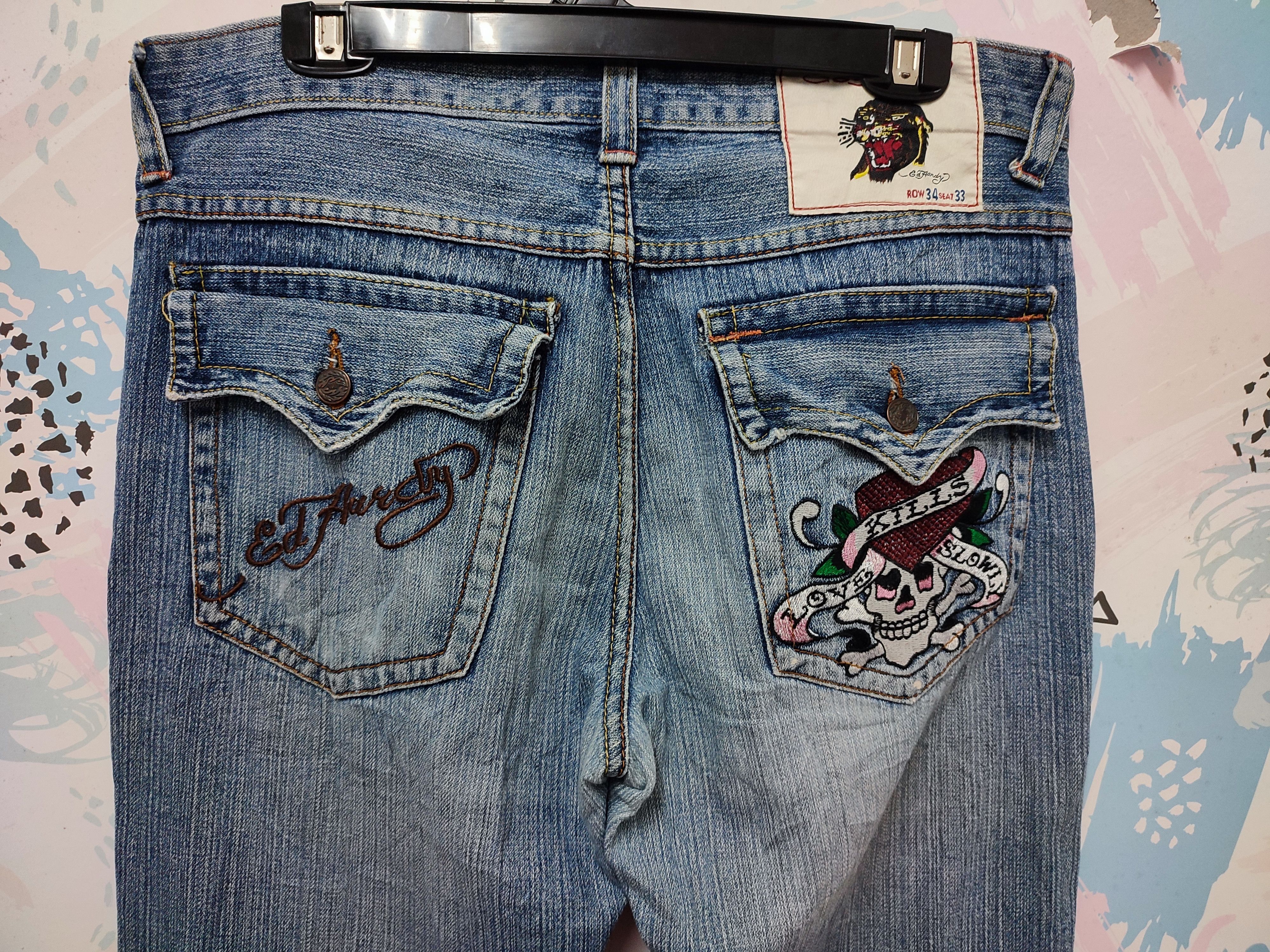Ed Hardy 💥ed hardy vintage tattowear jeans Size US 34 / EU 50 - 5 Thumbnail