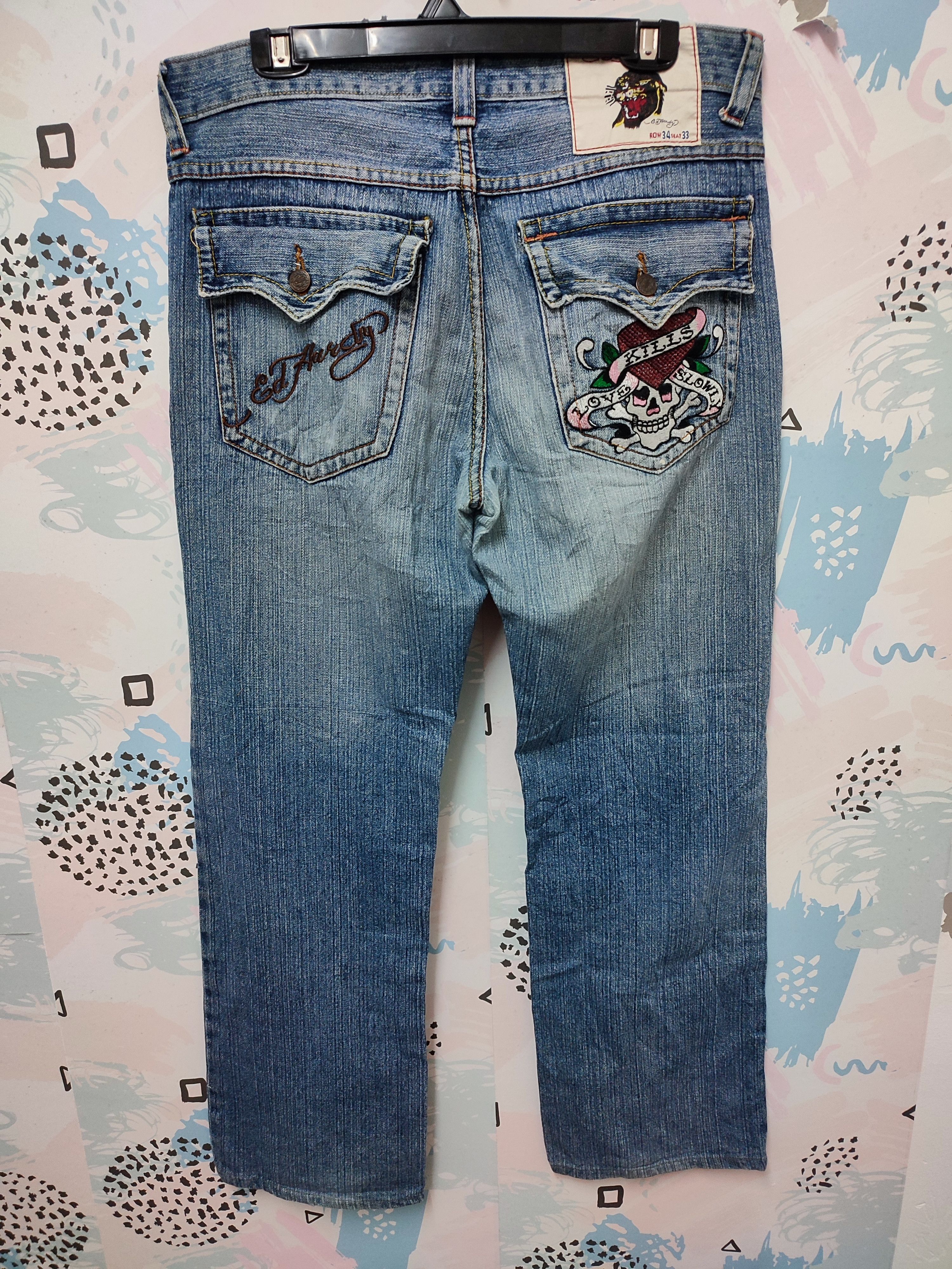 Ed Hardy 💥ed hardy vintage tattowear jeans Size US 34 / EU 50 - 1 Thumbnail