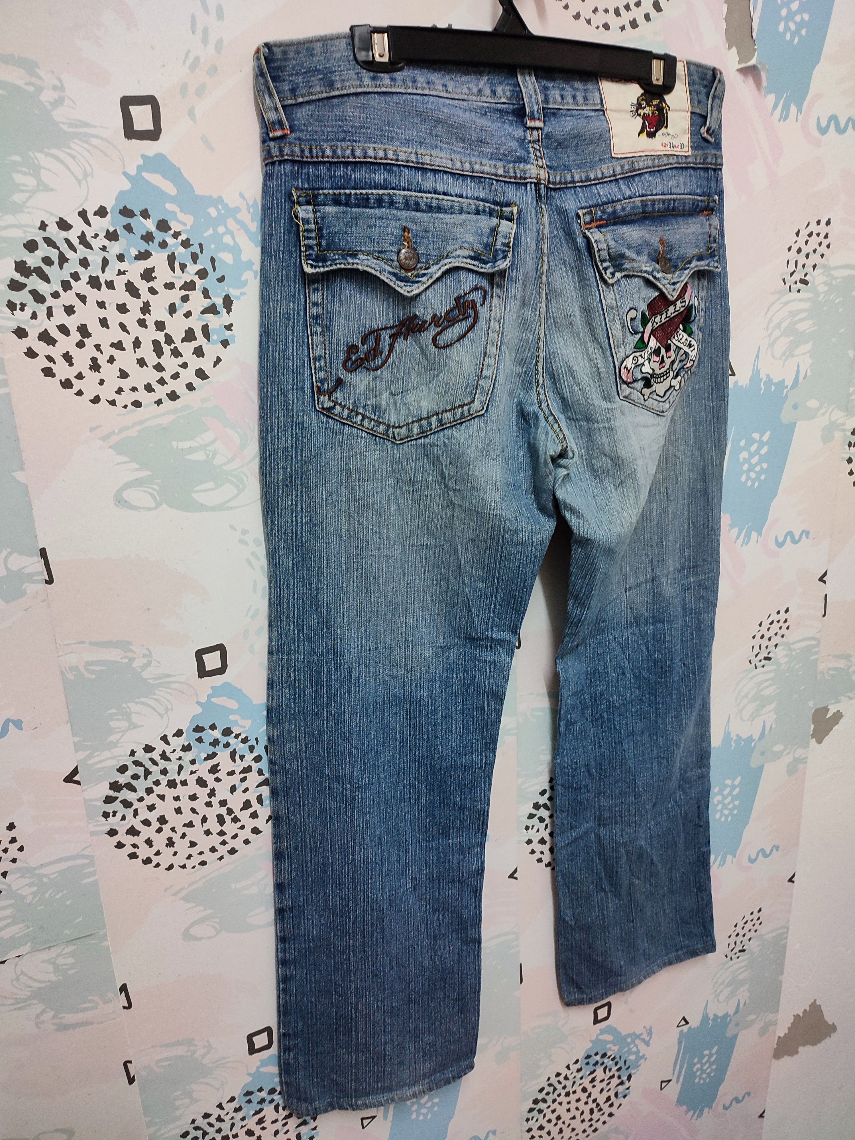 Ed Hardy 💥ed hardy vintage tattowear jeans Size US 34 / EU 50 - 3 Thumbnail