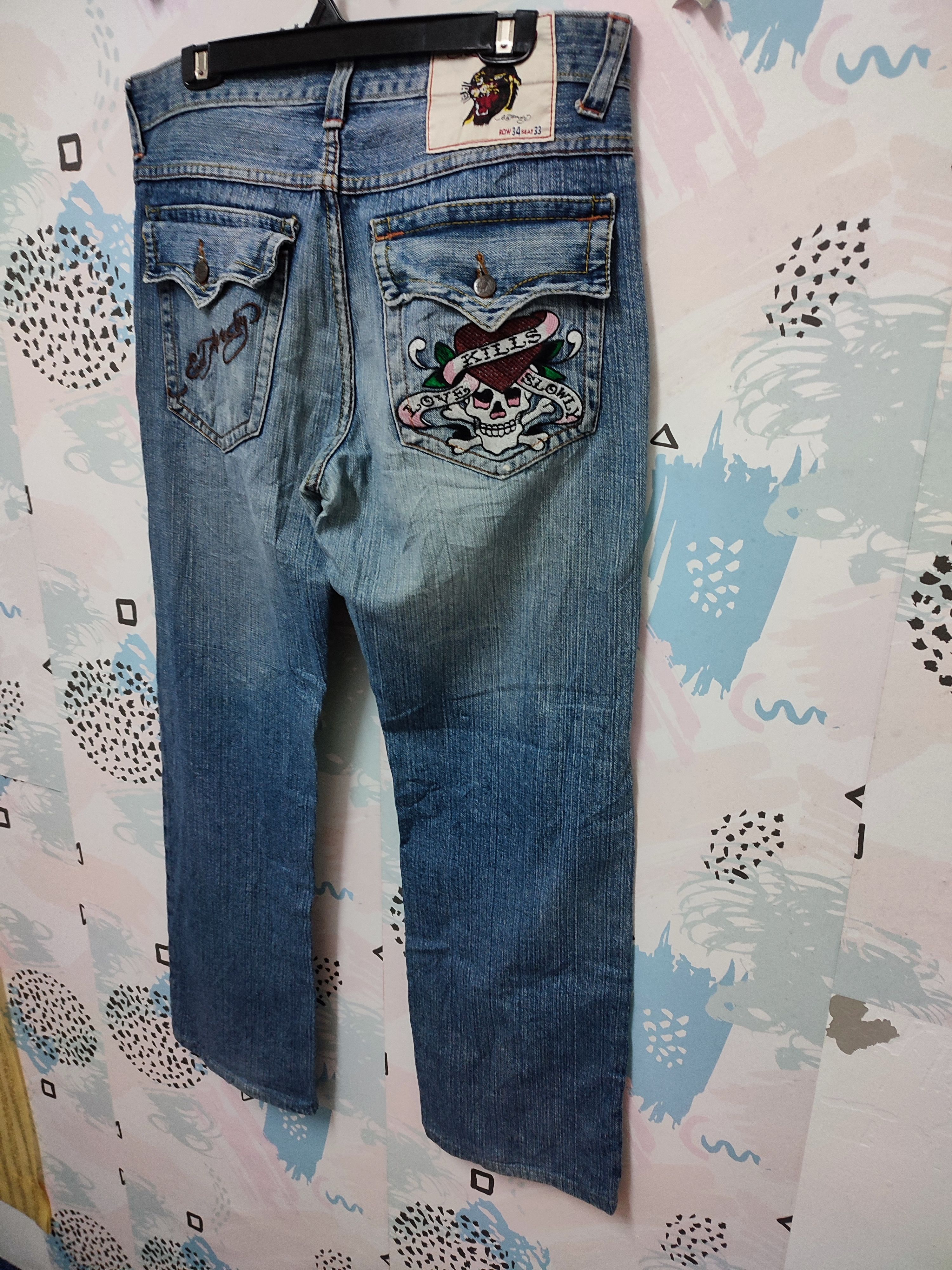 Ed Hardy 💥ed hardy vintage tattowear jeans Size US 34 / EU 50 - 2 Thumbnail