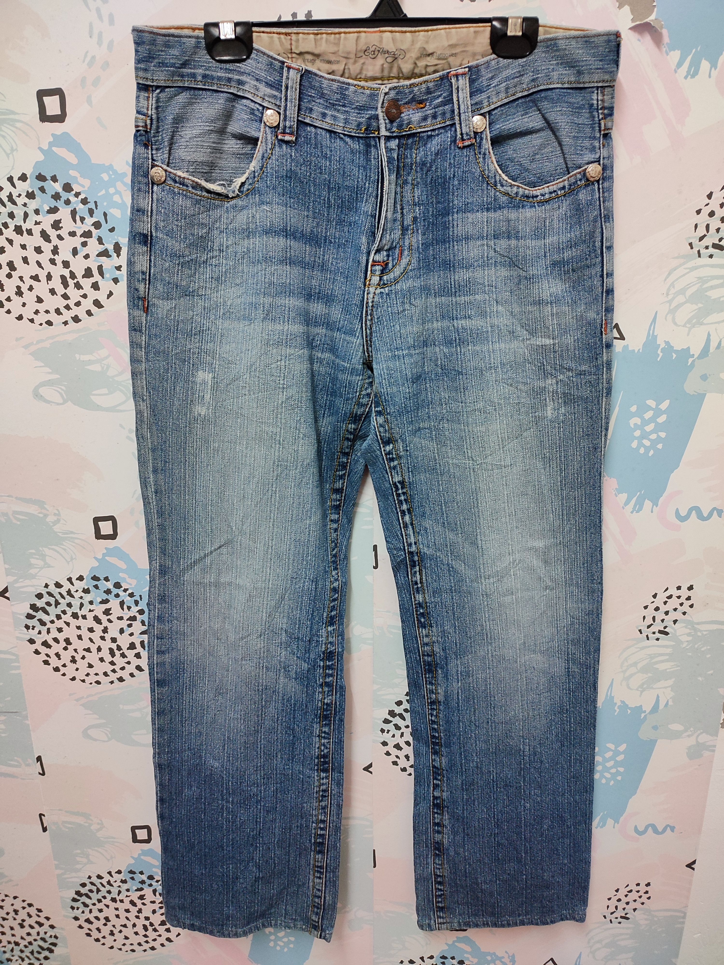 Ed Hardy 💥ed hardy vintage tattowear jeans Size US 34 / EU 50 - 6 Thumbnail