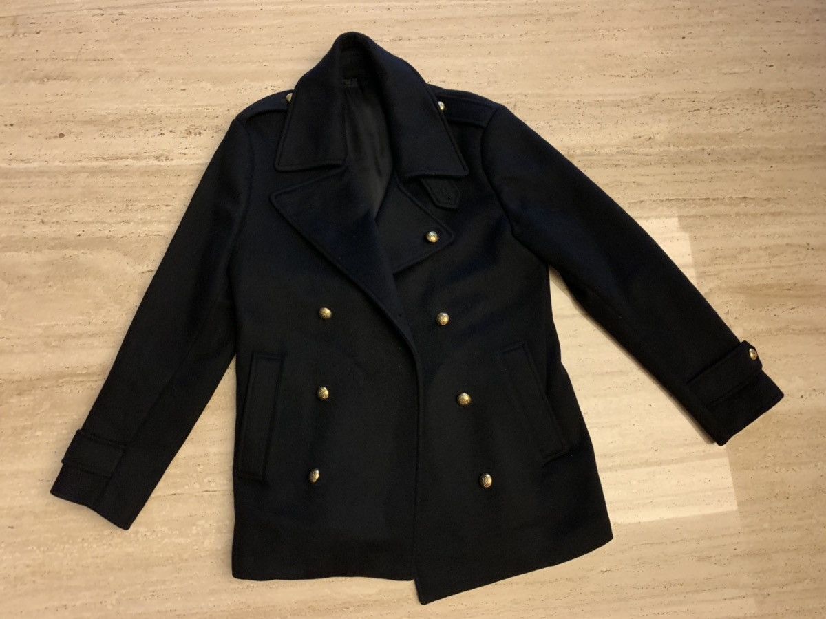 Simon Spurr Black wool Military Coat Size US L / EU 52-54 / 3 - 1 Thumbnail