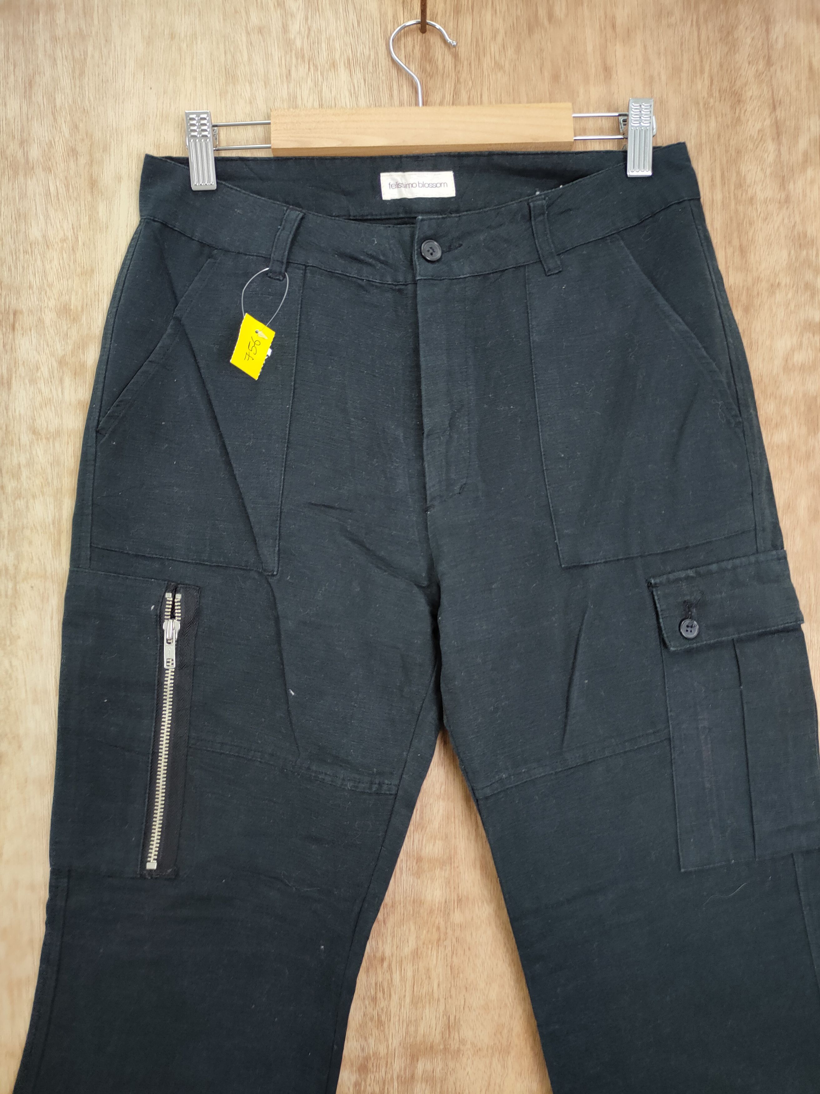 Japanese Brand DLL Fellissimo Blosom cropped cargo pants #756 Size US 28 / EU 44 - 3 Thumbnail