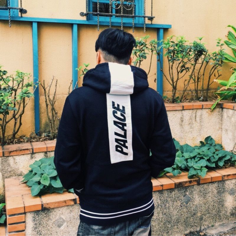 Palace Quicker Shell Hoodie Black Tops
