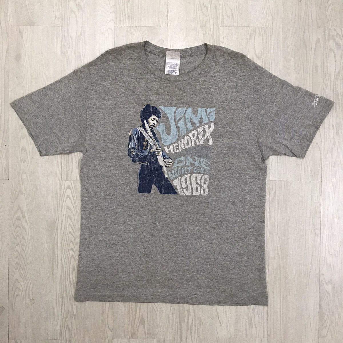 Band Tees × Vintage Vintage Jimi Hendrix Tee 2004 Signature Tee / Rock band Size US L / EU 52-54 / 3 - 1 Thumbnail