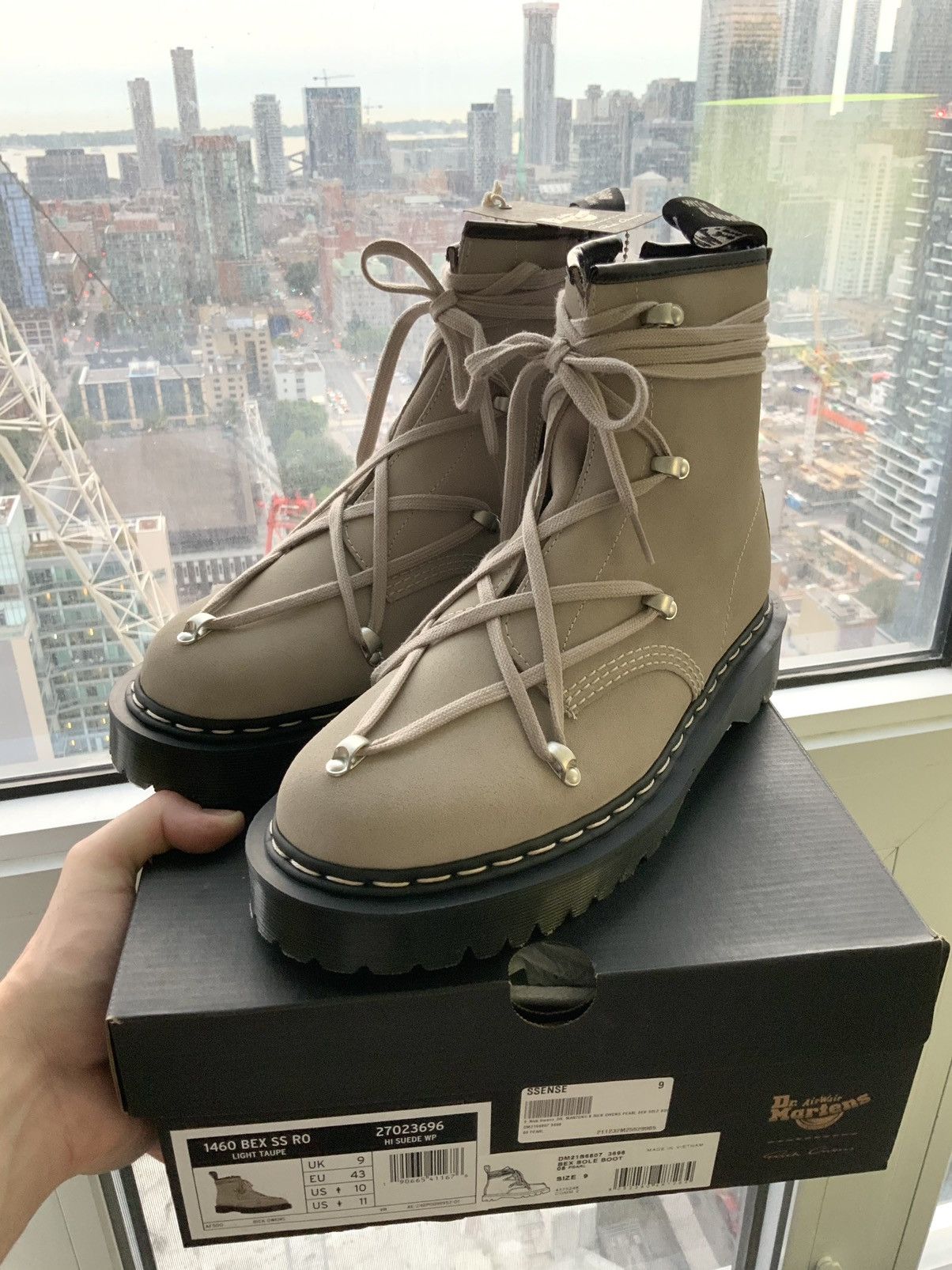 Dr. Martens × Rick Owens × Rick Owens Drkshdw Rick x Dr Martens Bex 1460  Boots | Grailed