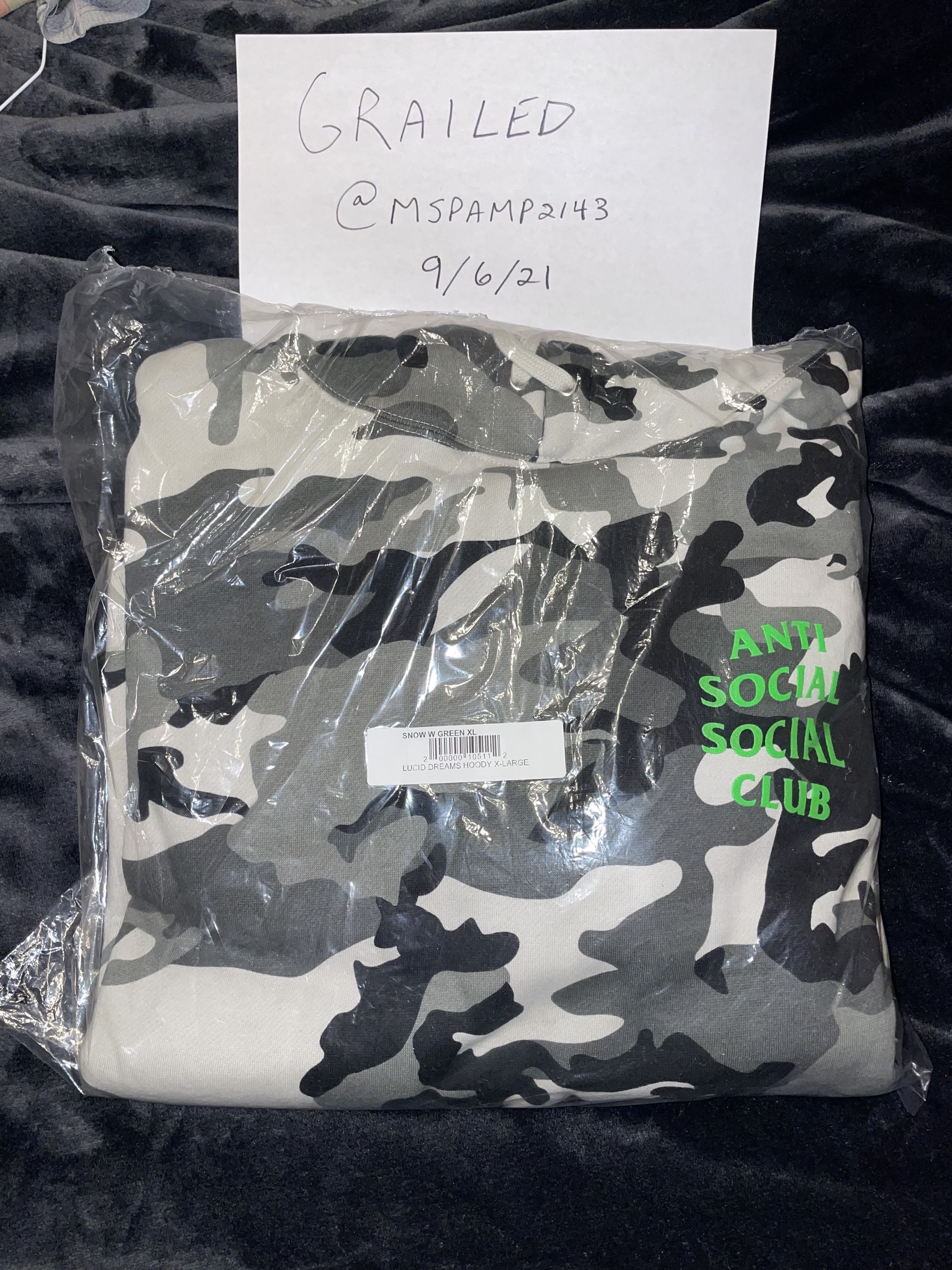 Anti social social club lucid dreams hoodie sales