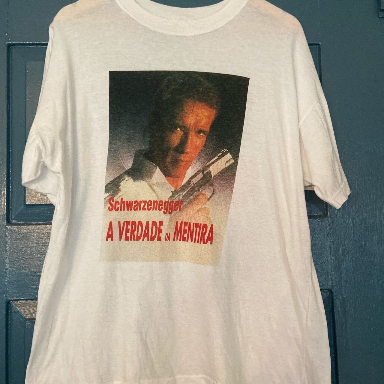 Vintage Vintage True Lies Arnold Schwarzenegger movie t shirt Size US XL / EU 56 / 4 - 1 Thumbnail
